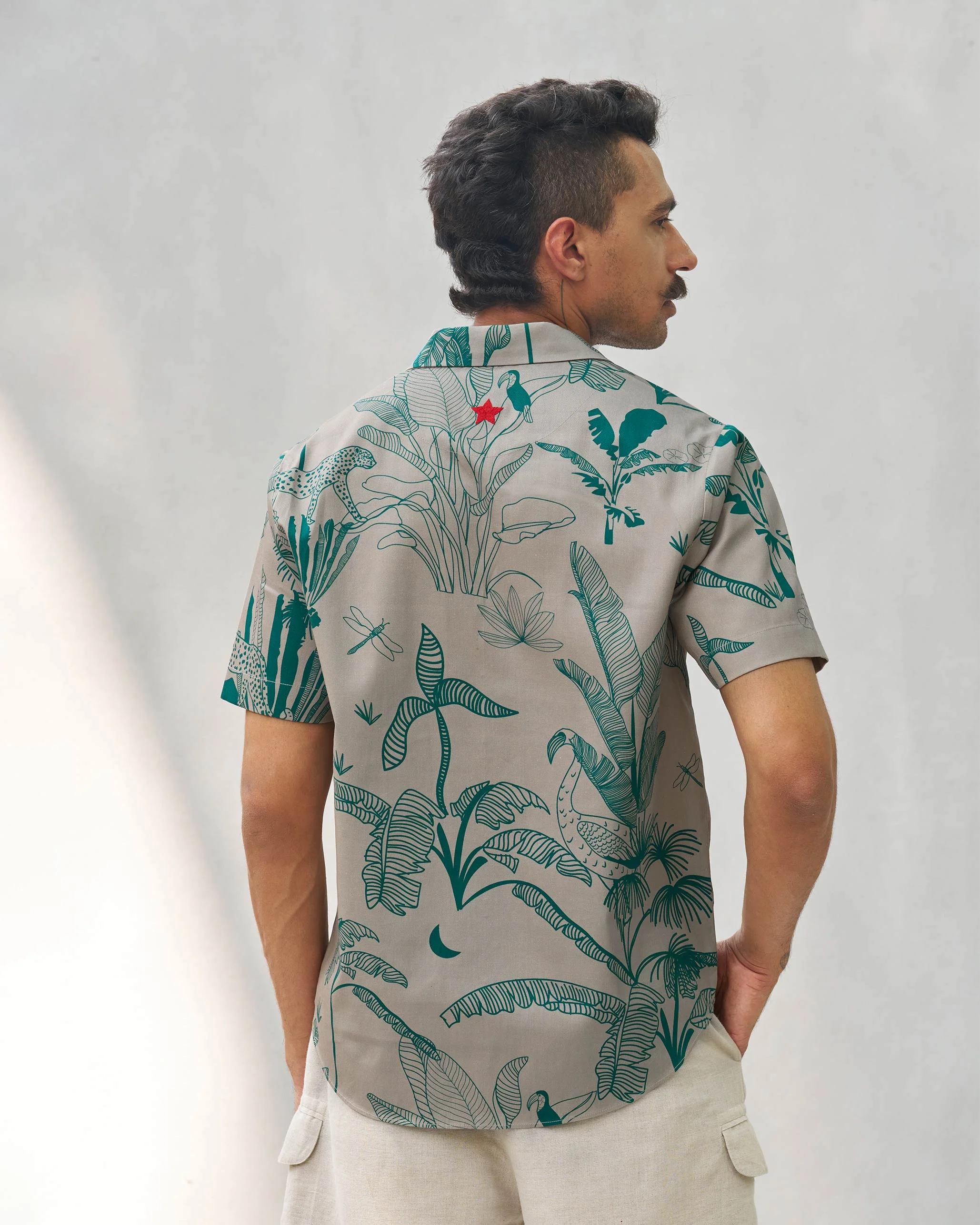 Mistari Shirt - Grey - Image 5