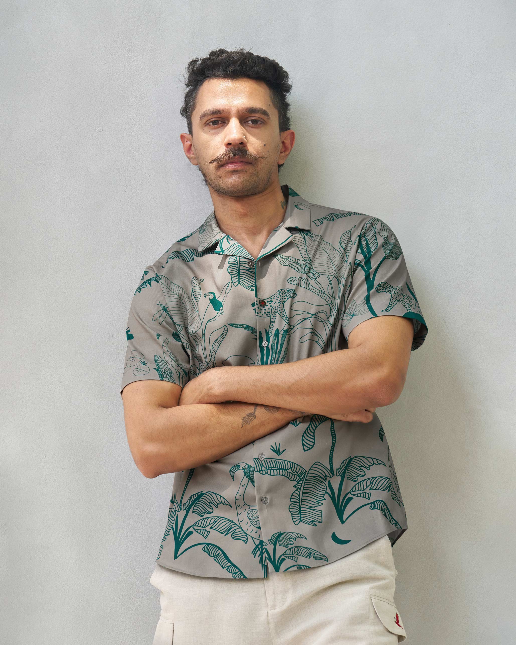 Mistari Shirt - Grey - Image 6