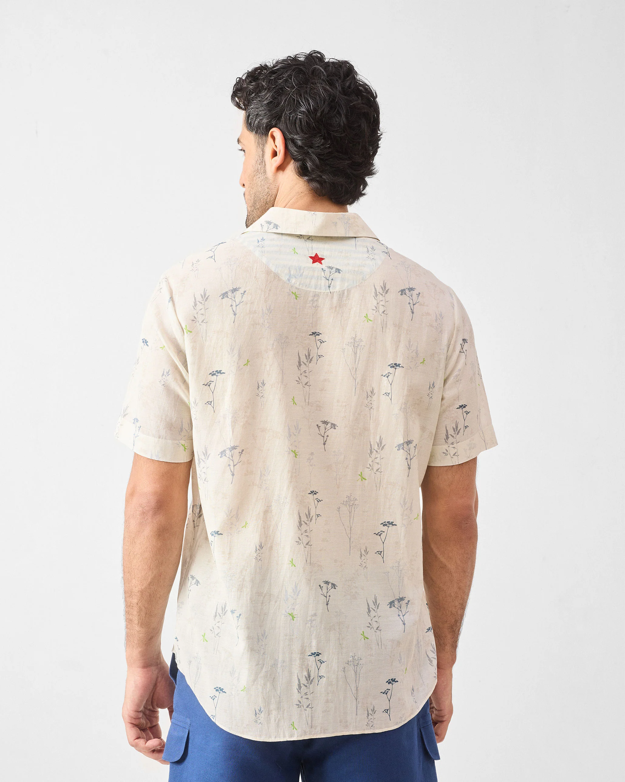 Mistari Shirt - Grey Printed - Image 2