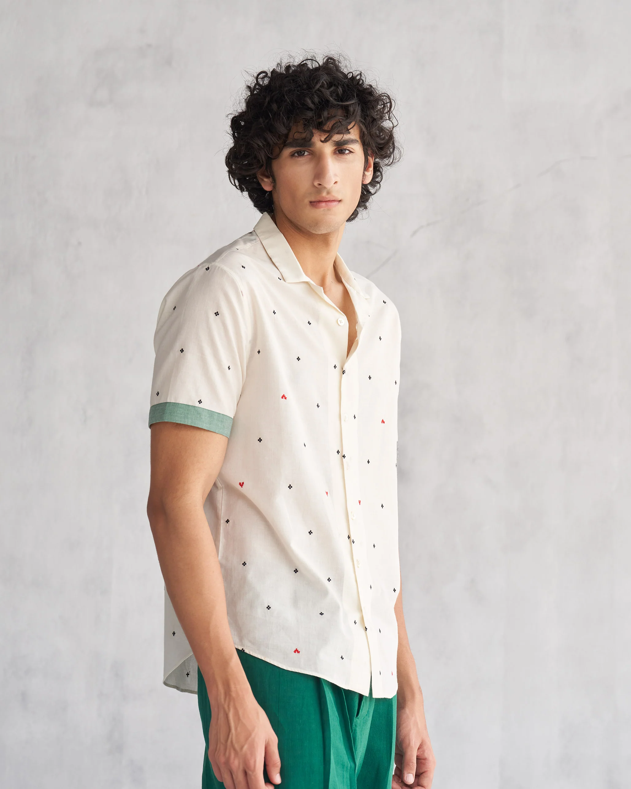 Mistari Shirt - Ivory - Image 3