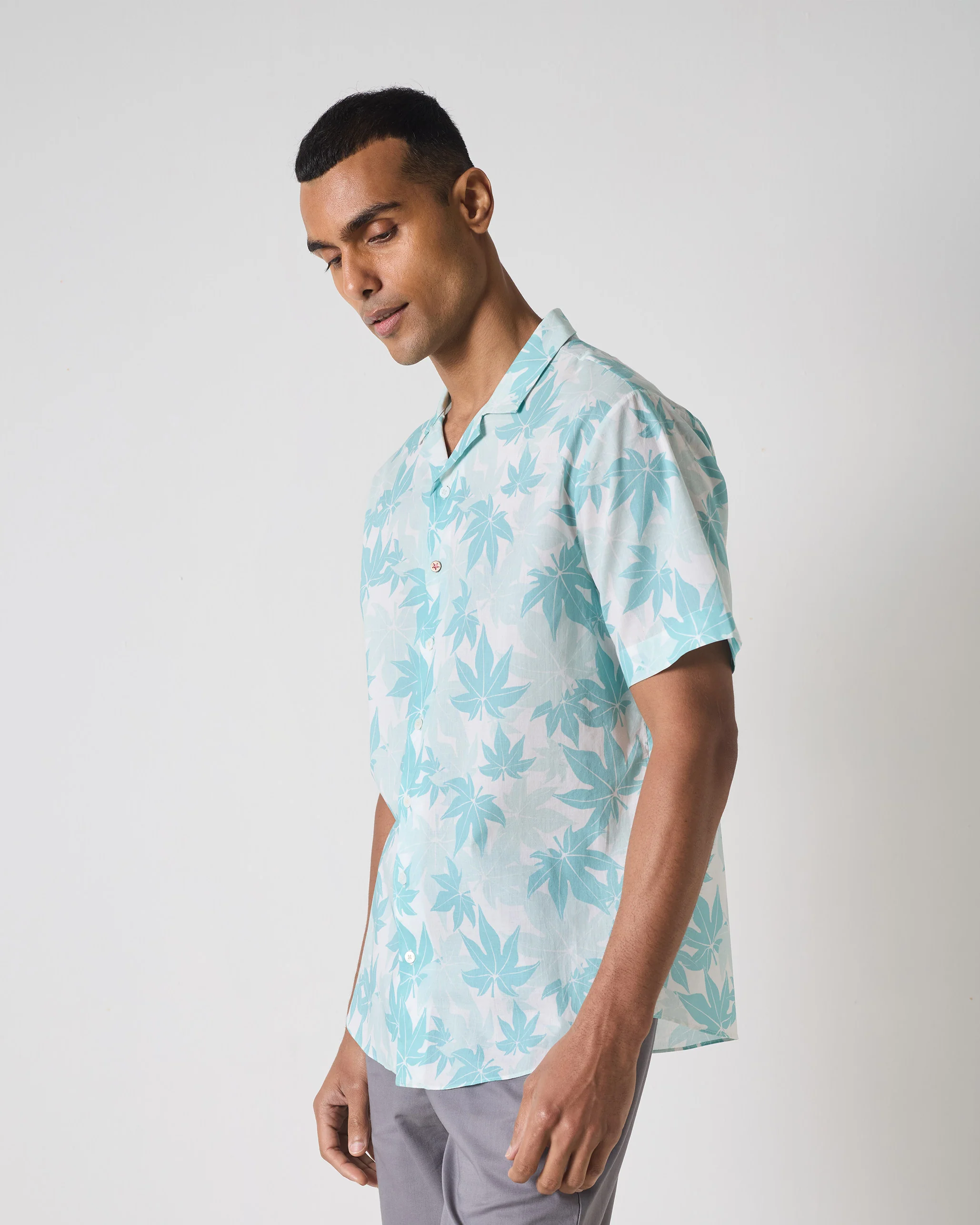 Mistari Shirt - Light Blue Print - Image 2