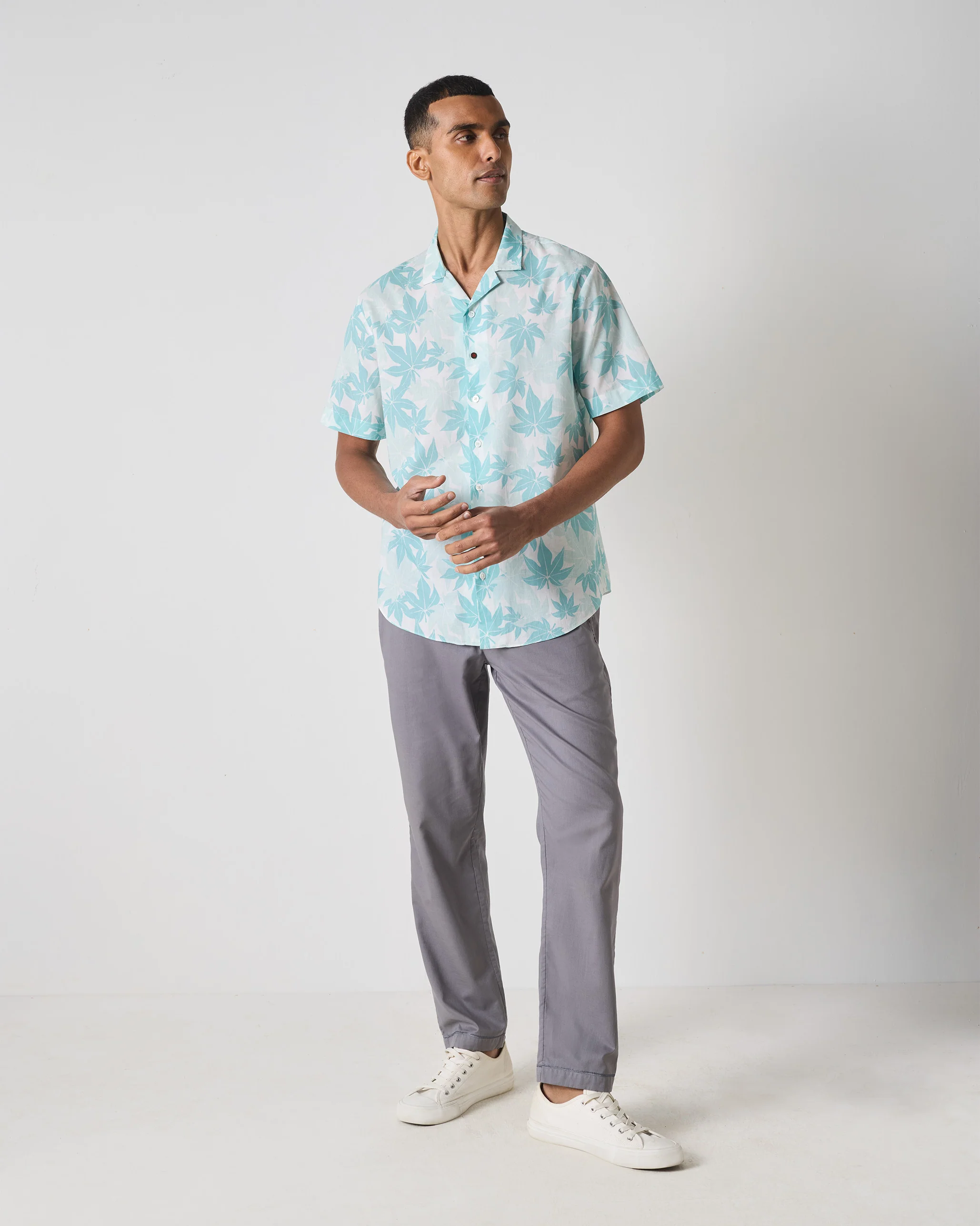 Mistari Shirt - Light Blue Print - Image 6