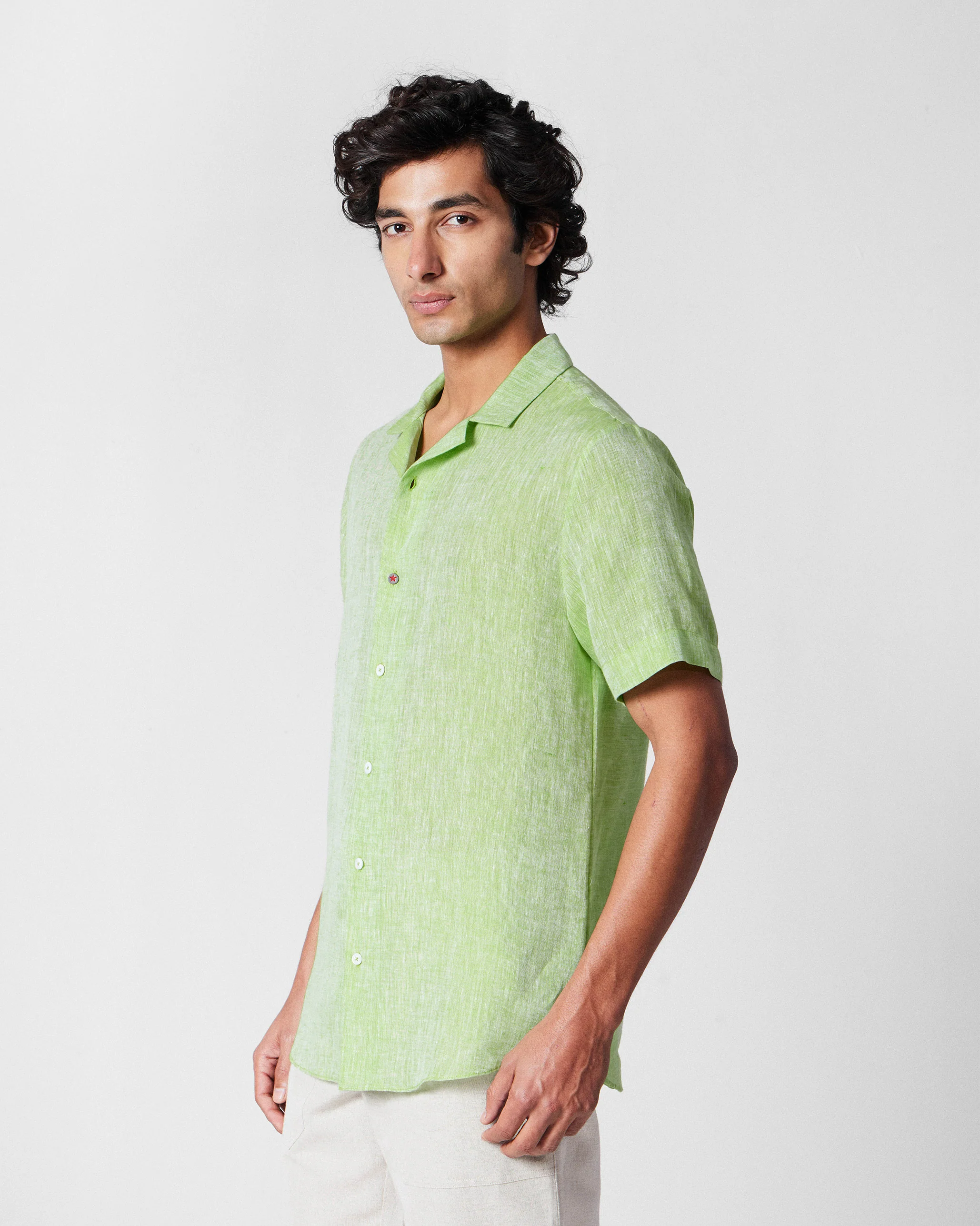 Mistari Shirt - Light Green - Image 2