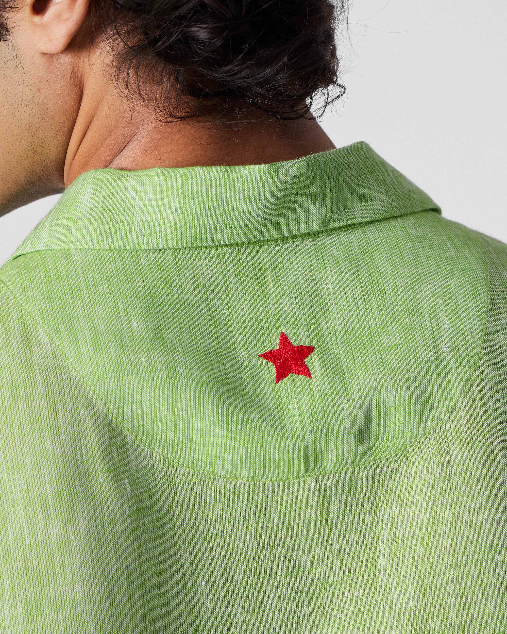 Mistari Shirt - Light Green - Image 4