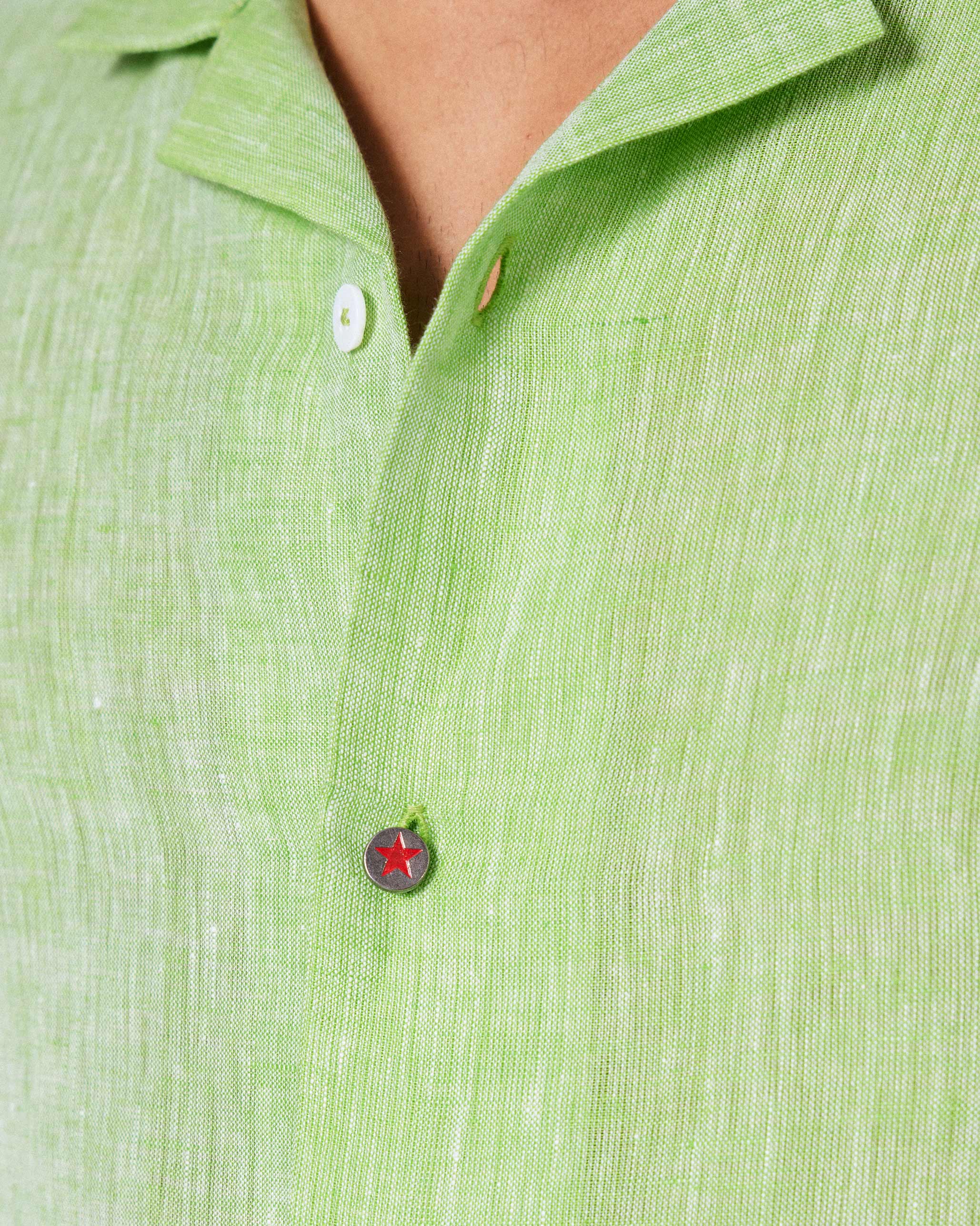 Mistari Shirt - Light Green - Image 5