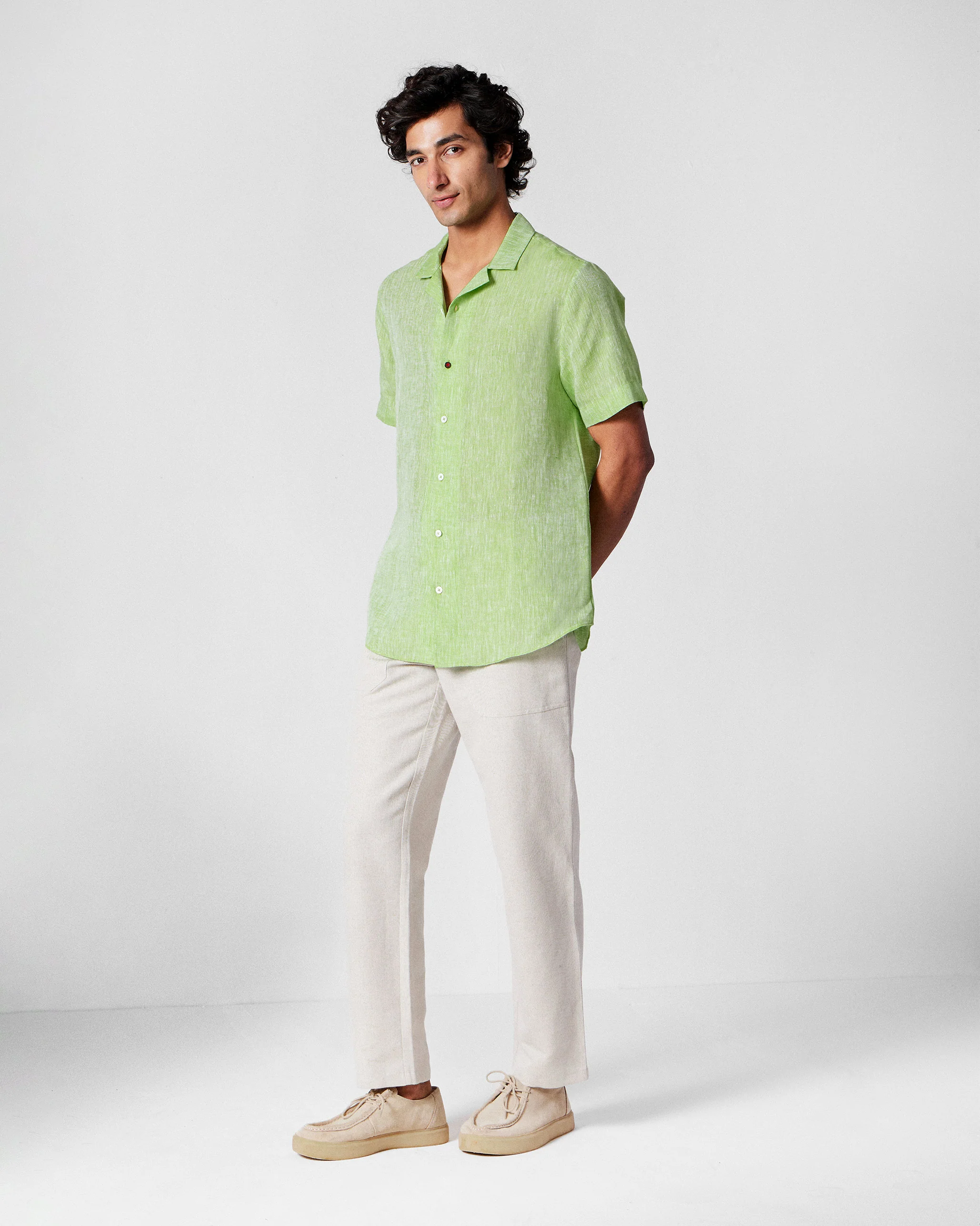 Mistari Shirt - Light Green - Image 7