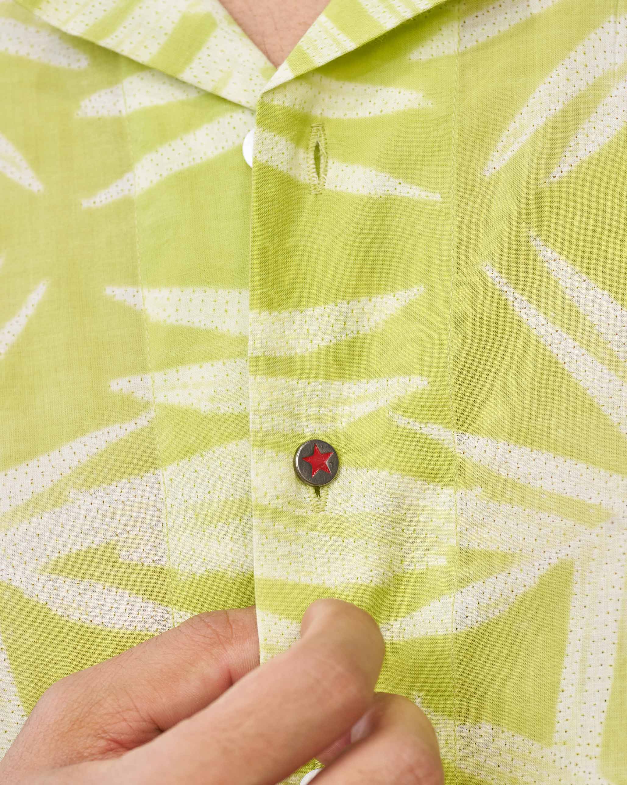 Mistari Shirt - Lime - Image 2