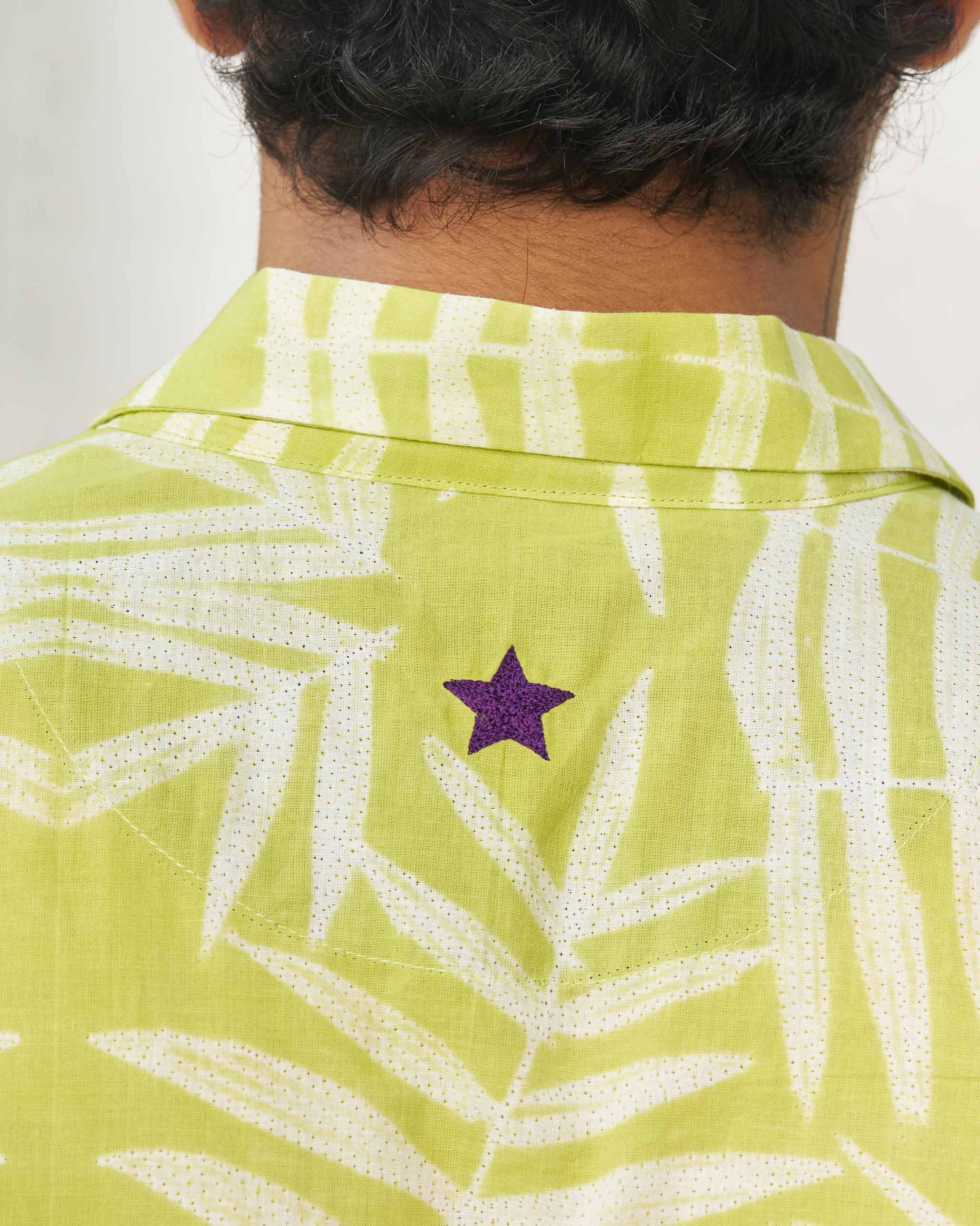 Mistari Shirt - Lime - Image 3