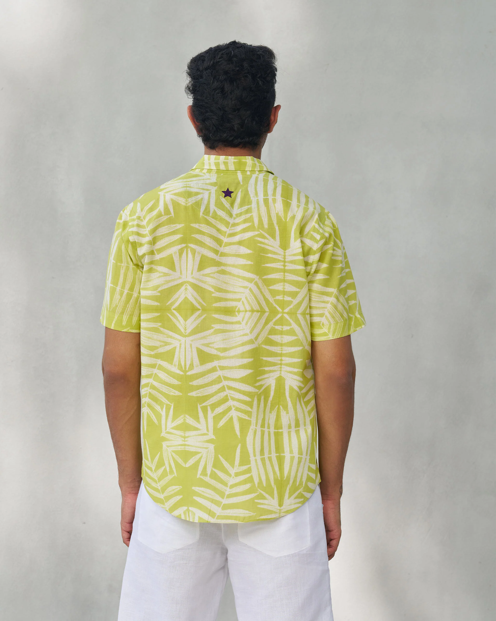 Mistari Shirt - Lime - Image 5