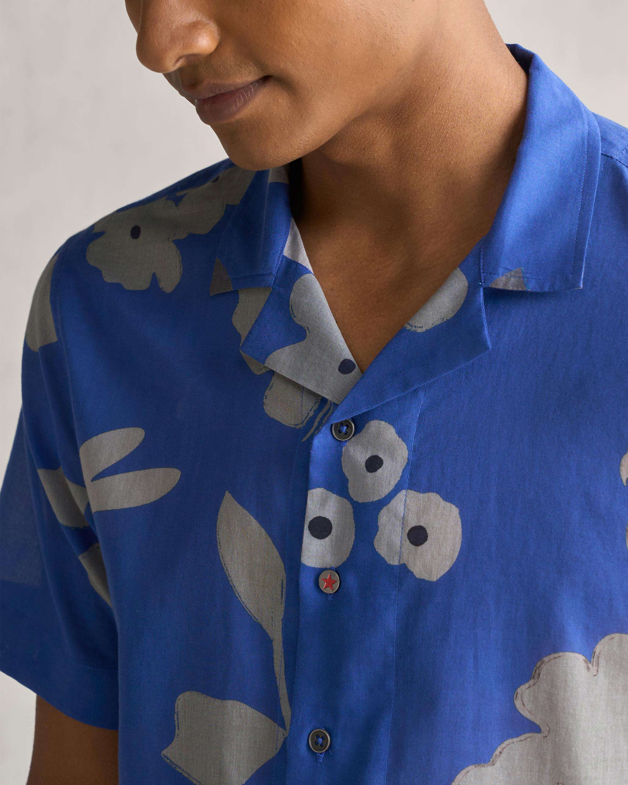 Mistari Shirt - Navy - Image 2