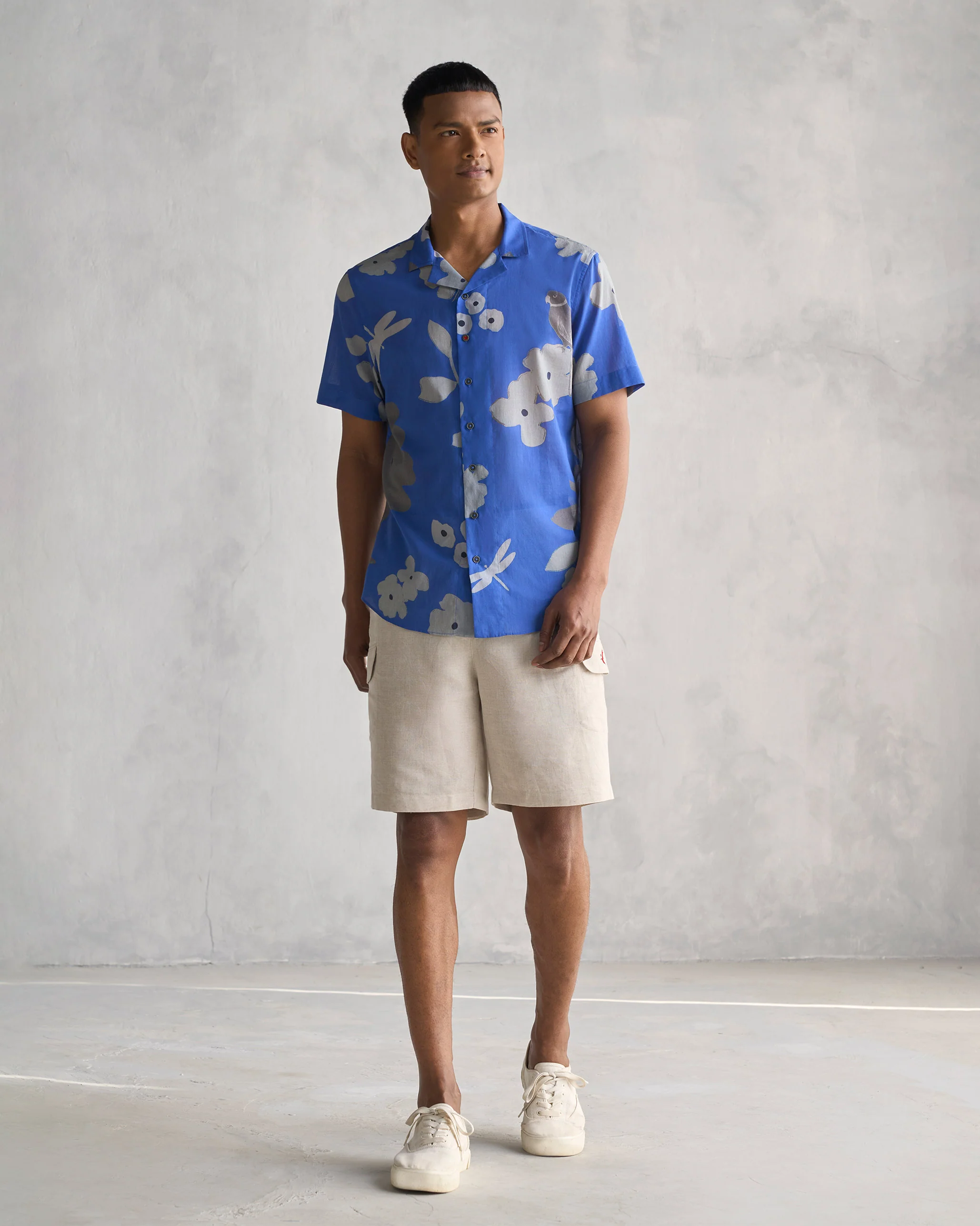 Mistari Shirt - Navy - Image 5