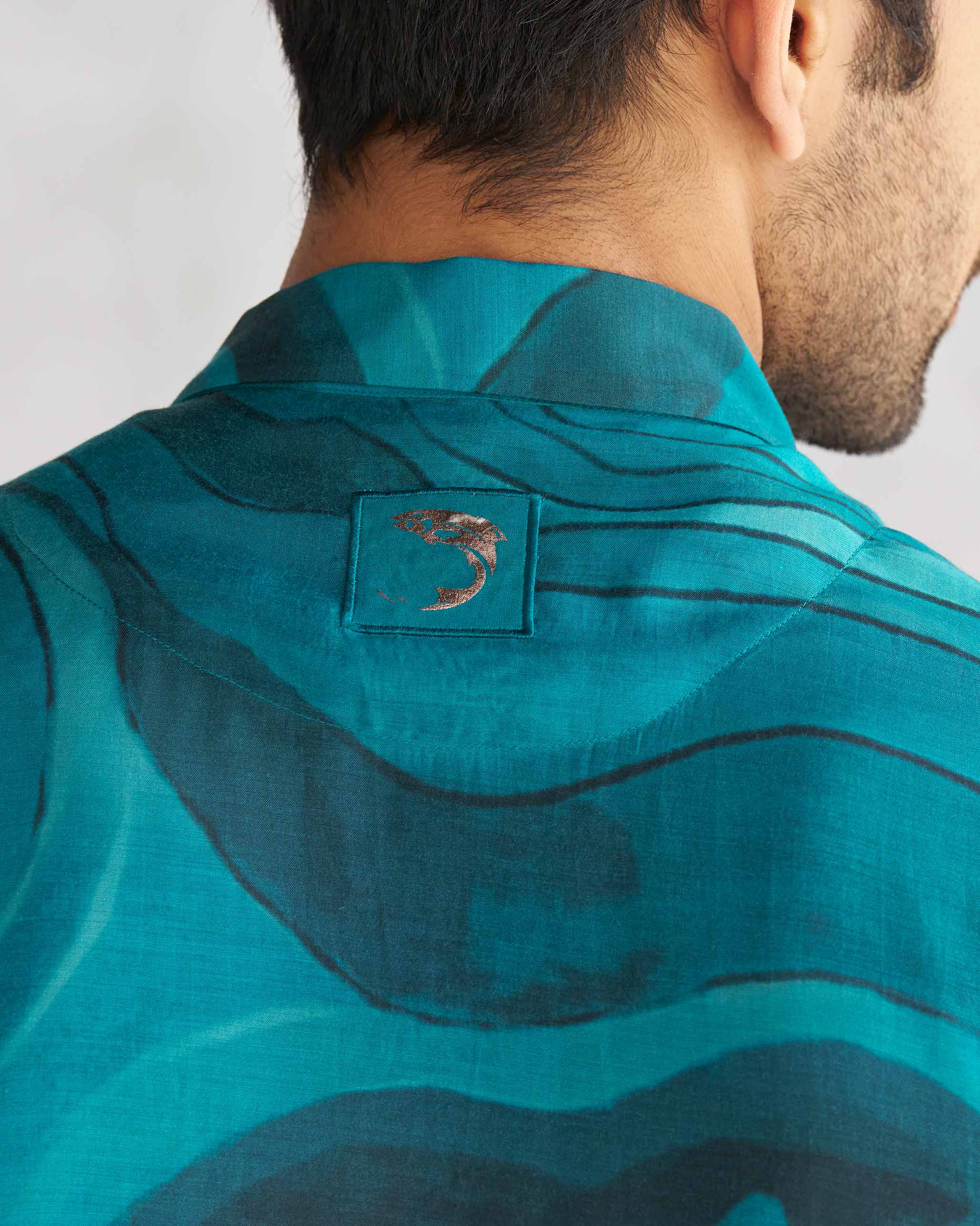 Mistari Shirt - Teal Tssxnb - Image 2