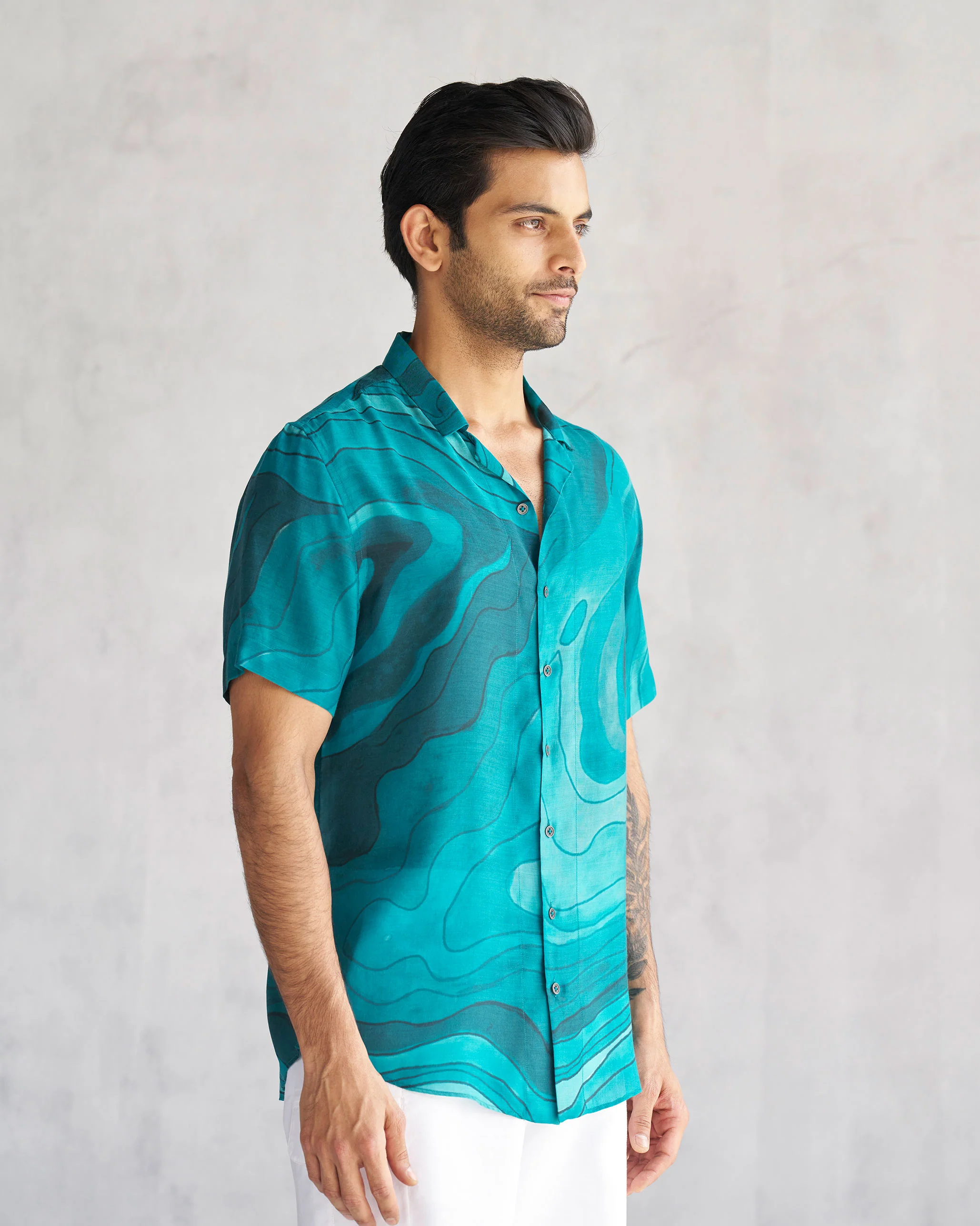 Mistari Shirt - Teal Tssxnb - Image 3