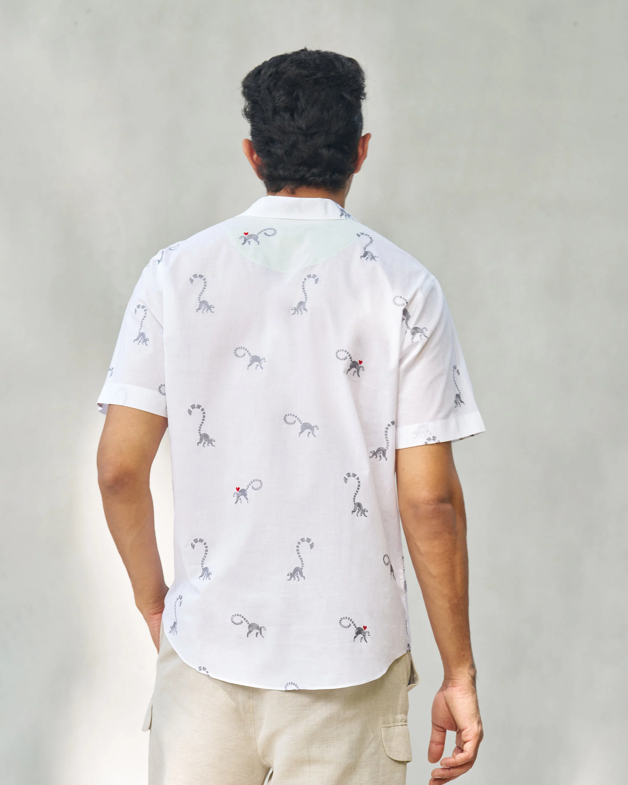Mistari Shirt - White - Image 5