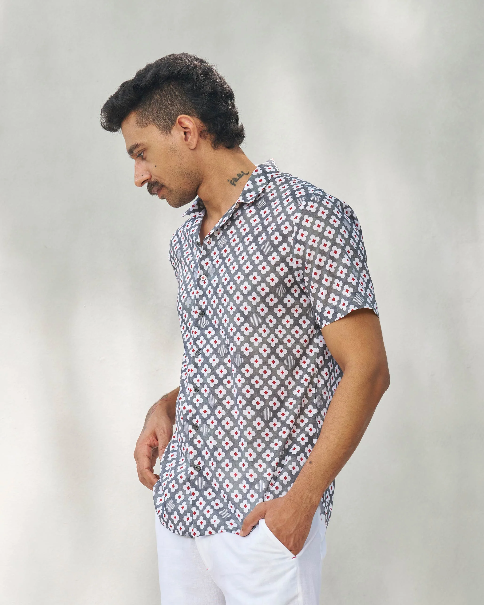Mistari Shirt - White - Image 4