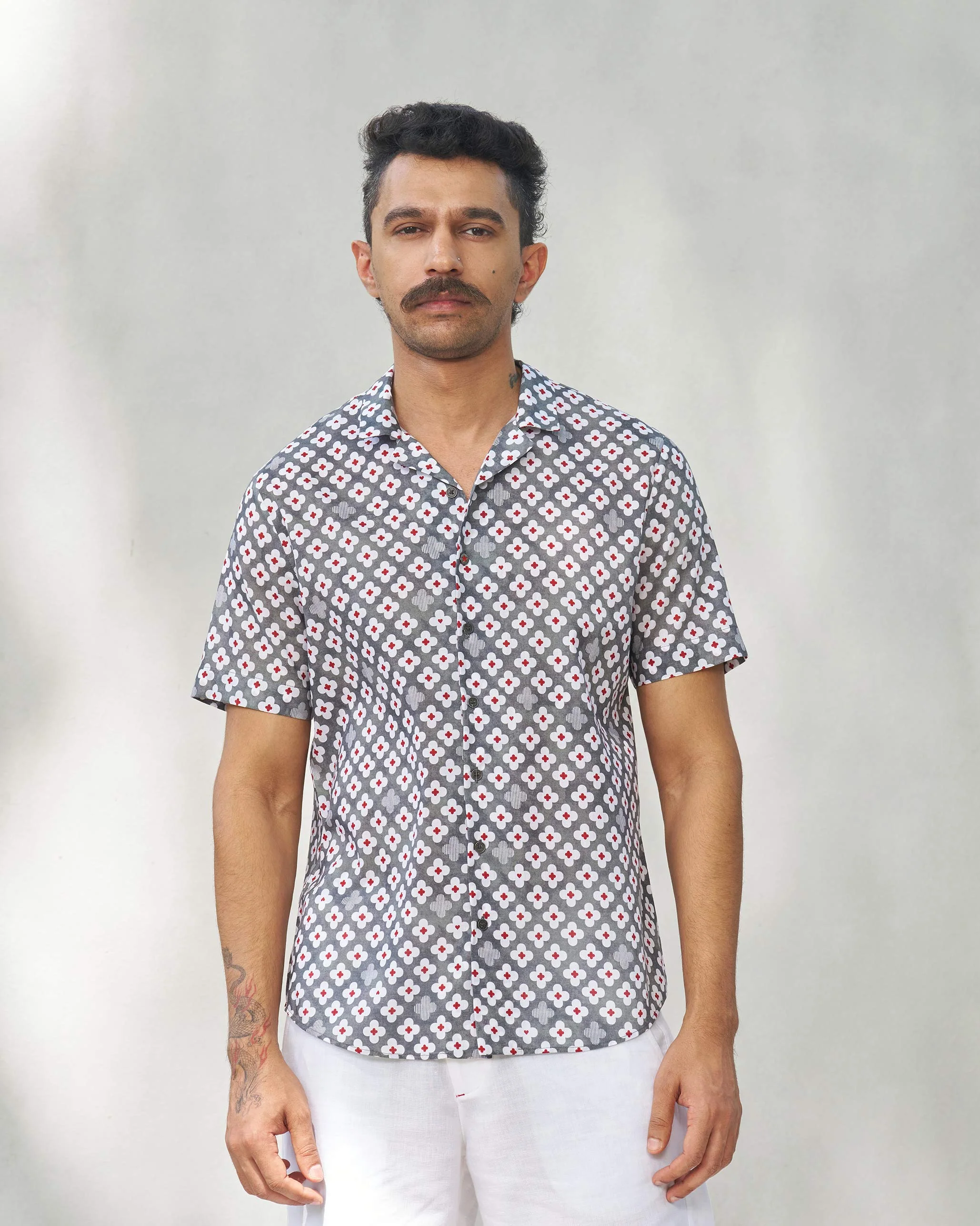 Mistari Shirt - White - Image 6