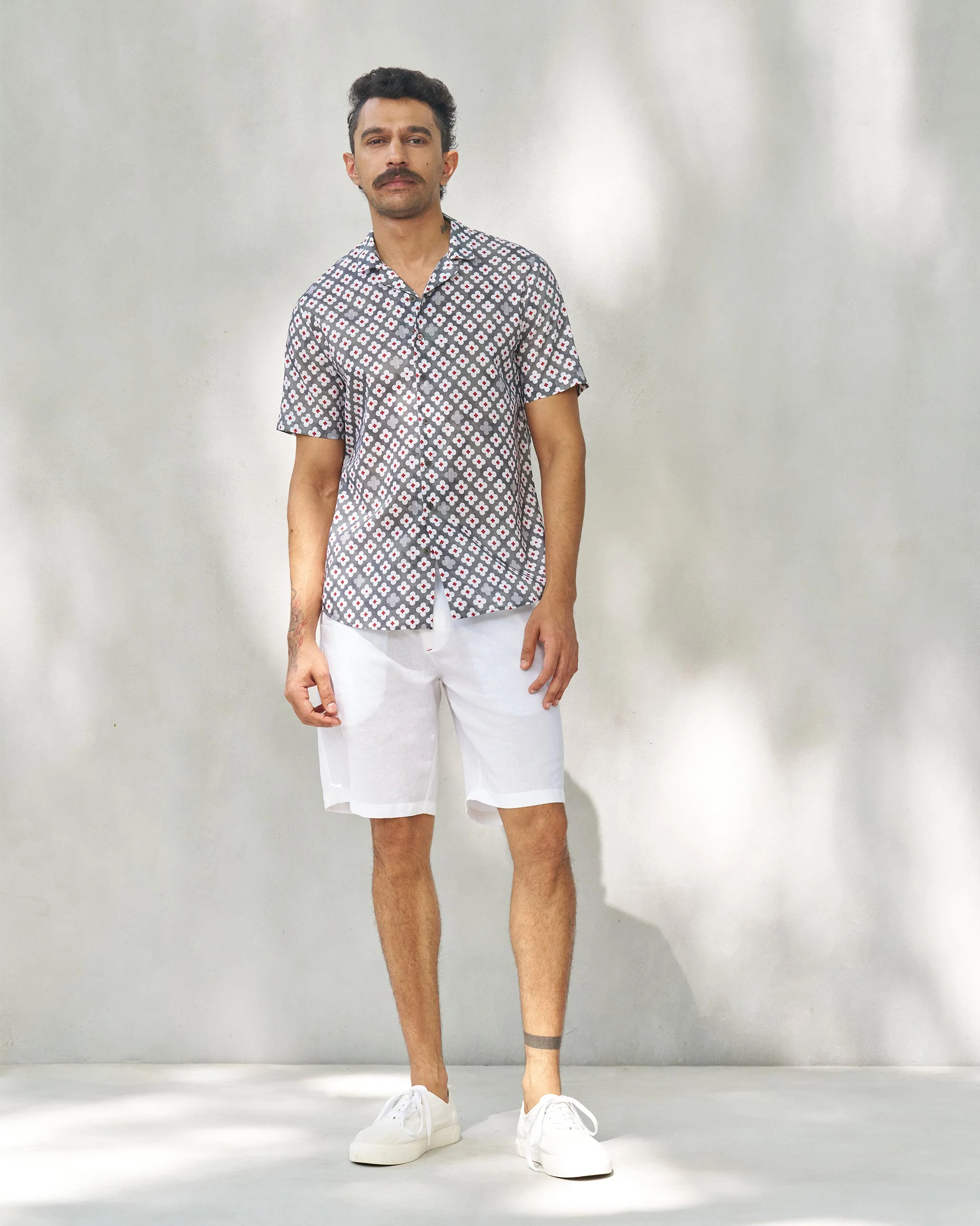 Mistari Shirt - White - Image 7