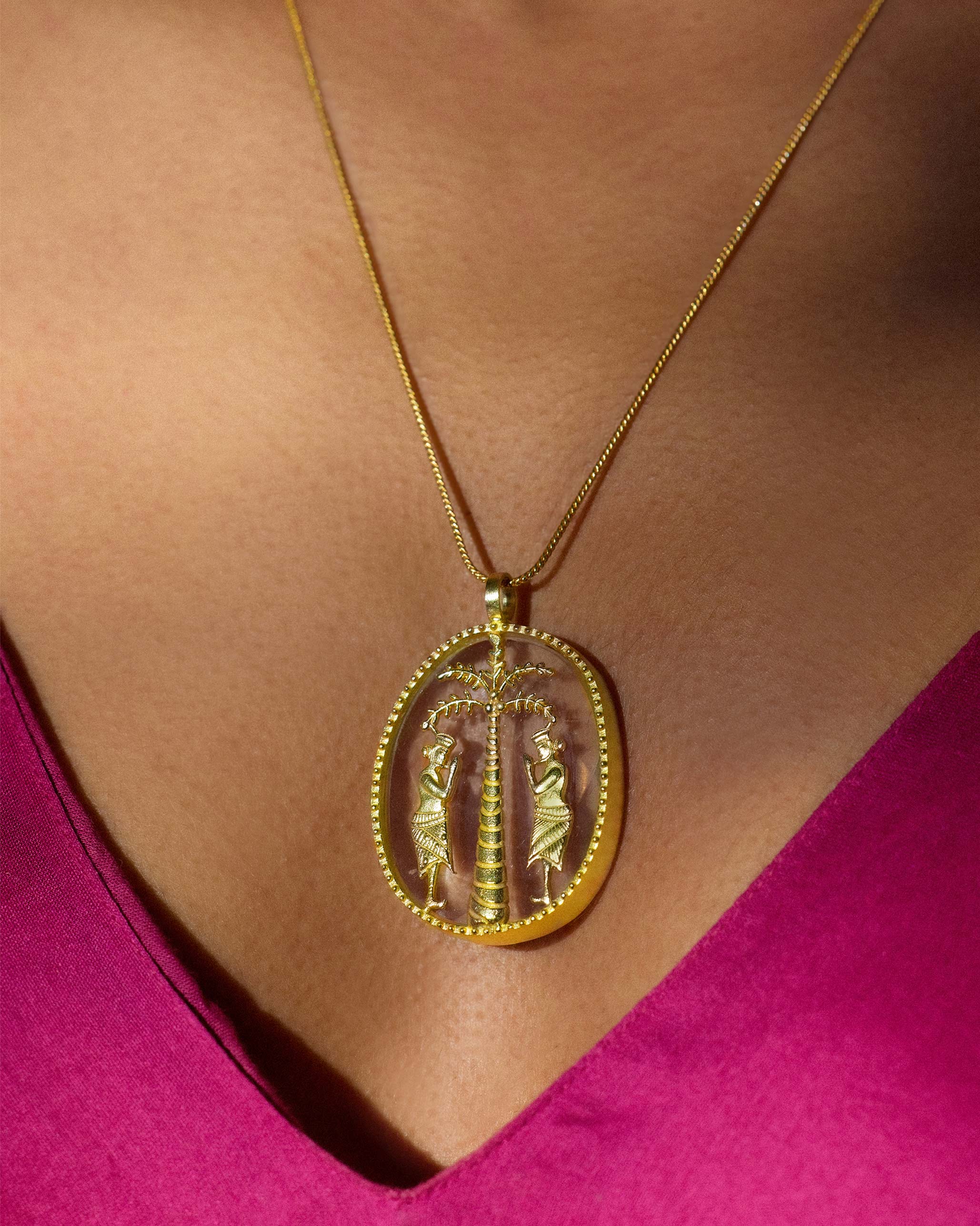 Mithun Charm (Gemini) - Gold - Image 2