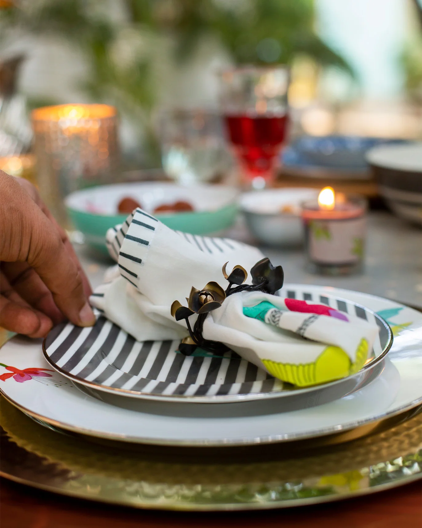 Mogra Napkin Ring (Set of 4) - Image 2