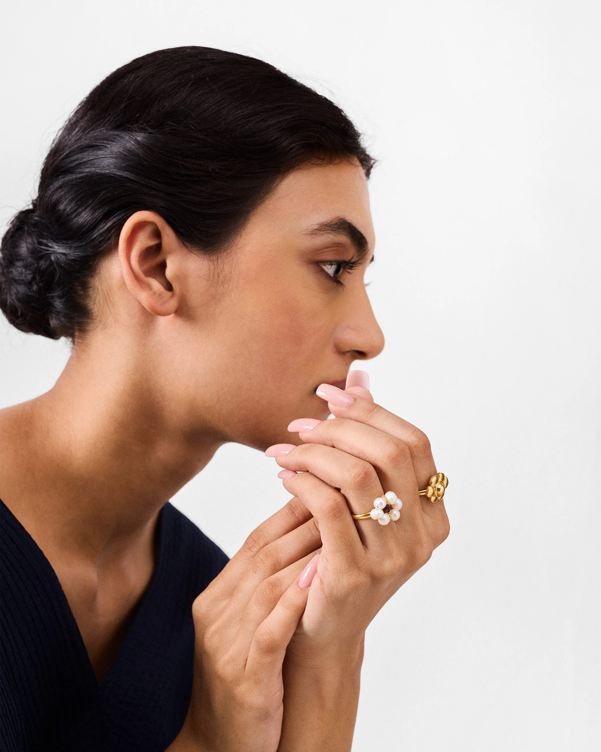 Mogra Rings - Gold - Image 3