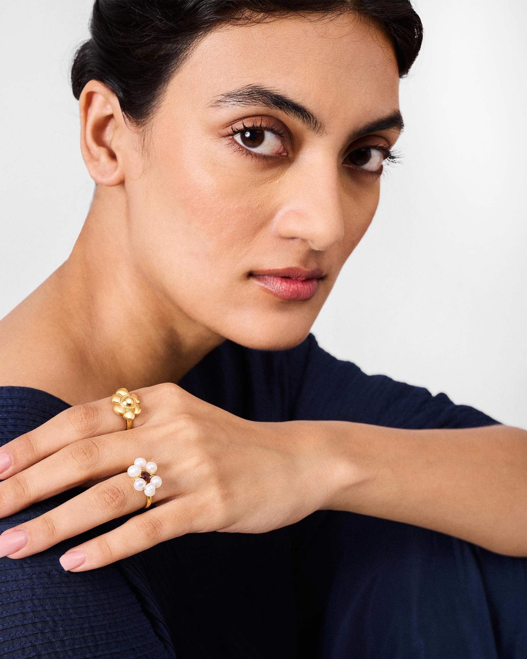 Mogra Rings - Gold - Image 6
