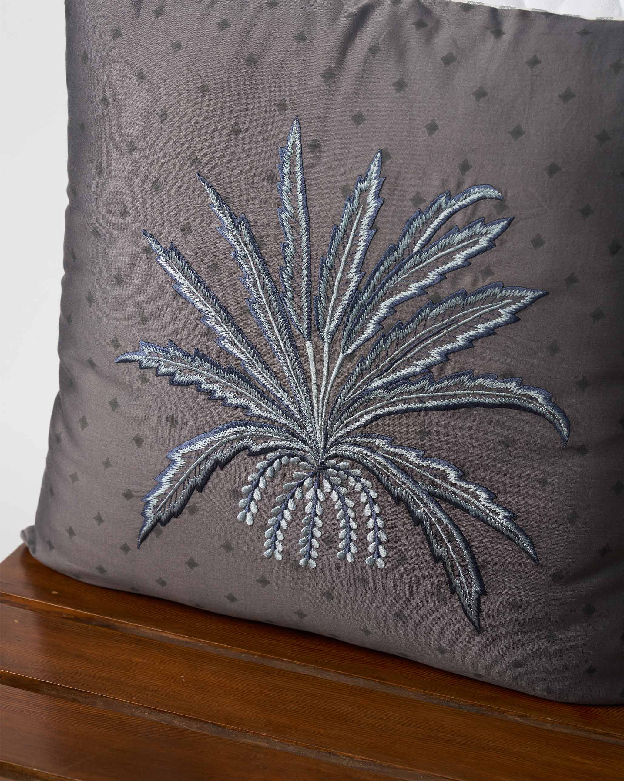 Monochrome Fern Cushion Cover - Image 2