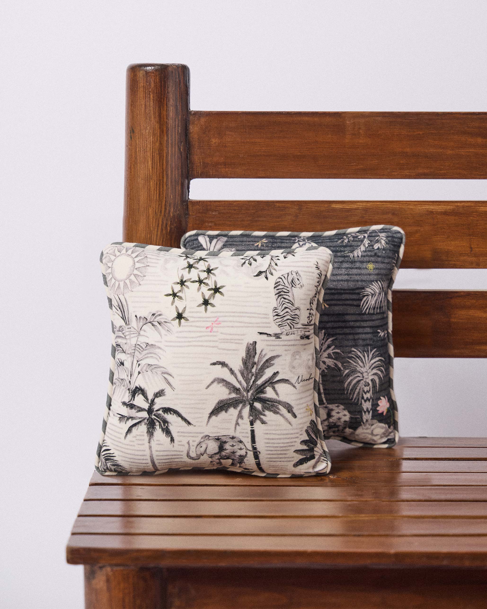 Monochrome Island Car Cushion - Image 5