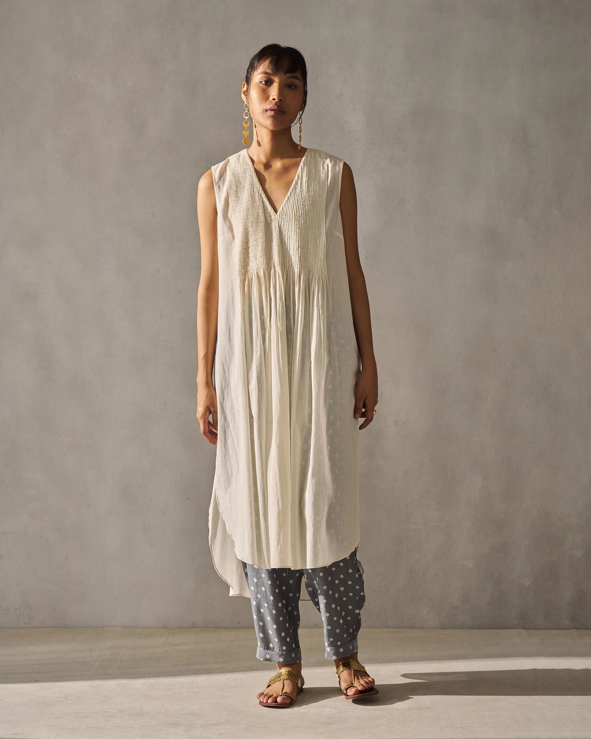 Moon Basic Kurta - Ivory - Image 6