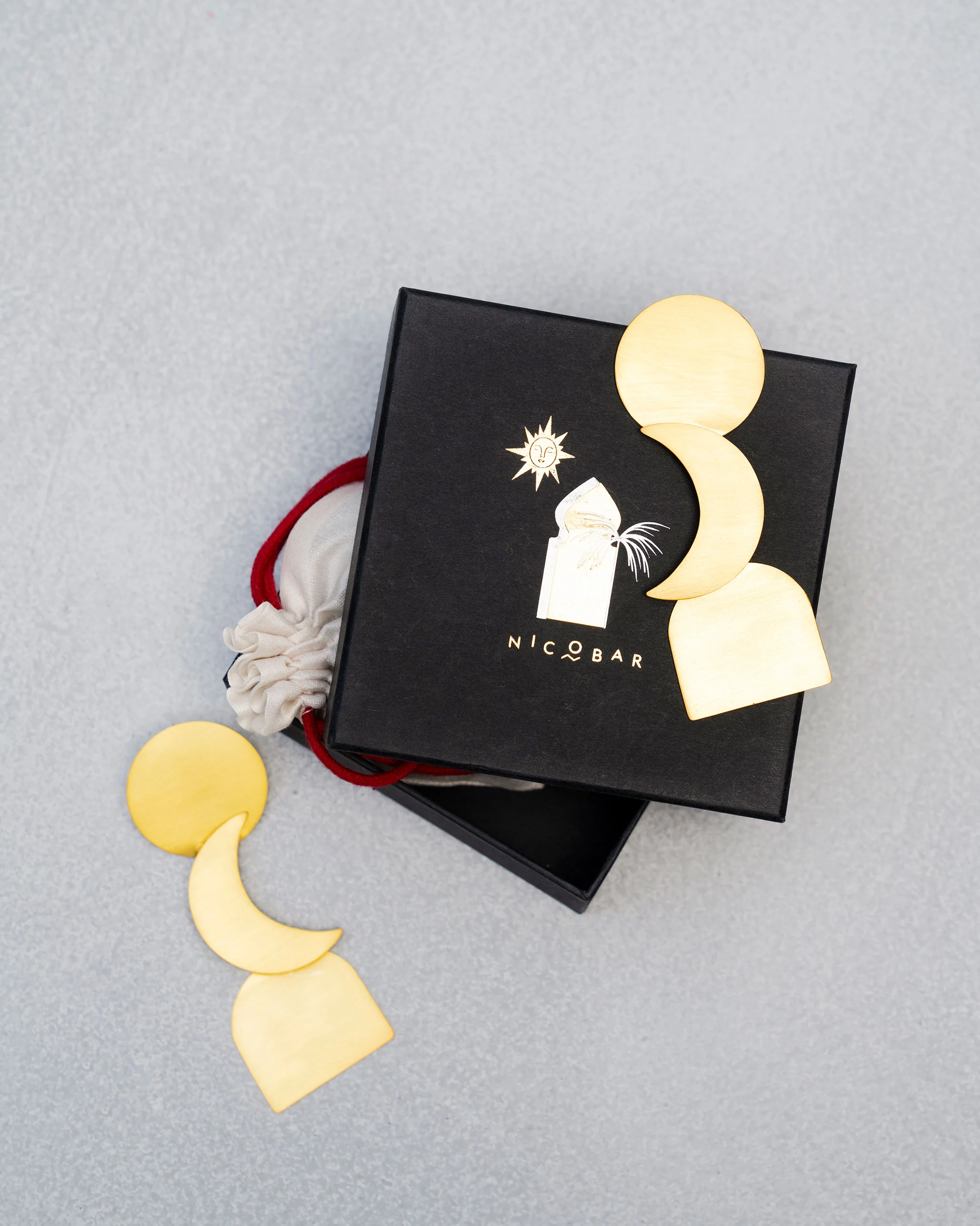 Moon Rise Earrings - Gold - Image 2