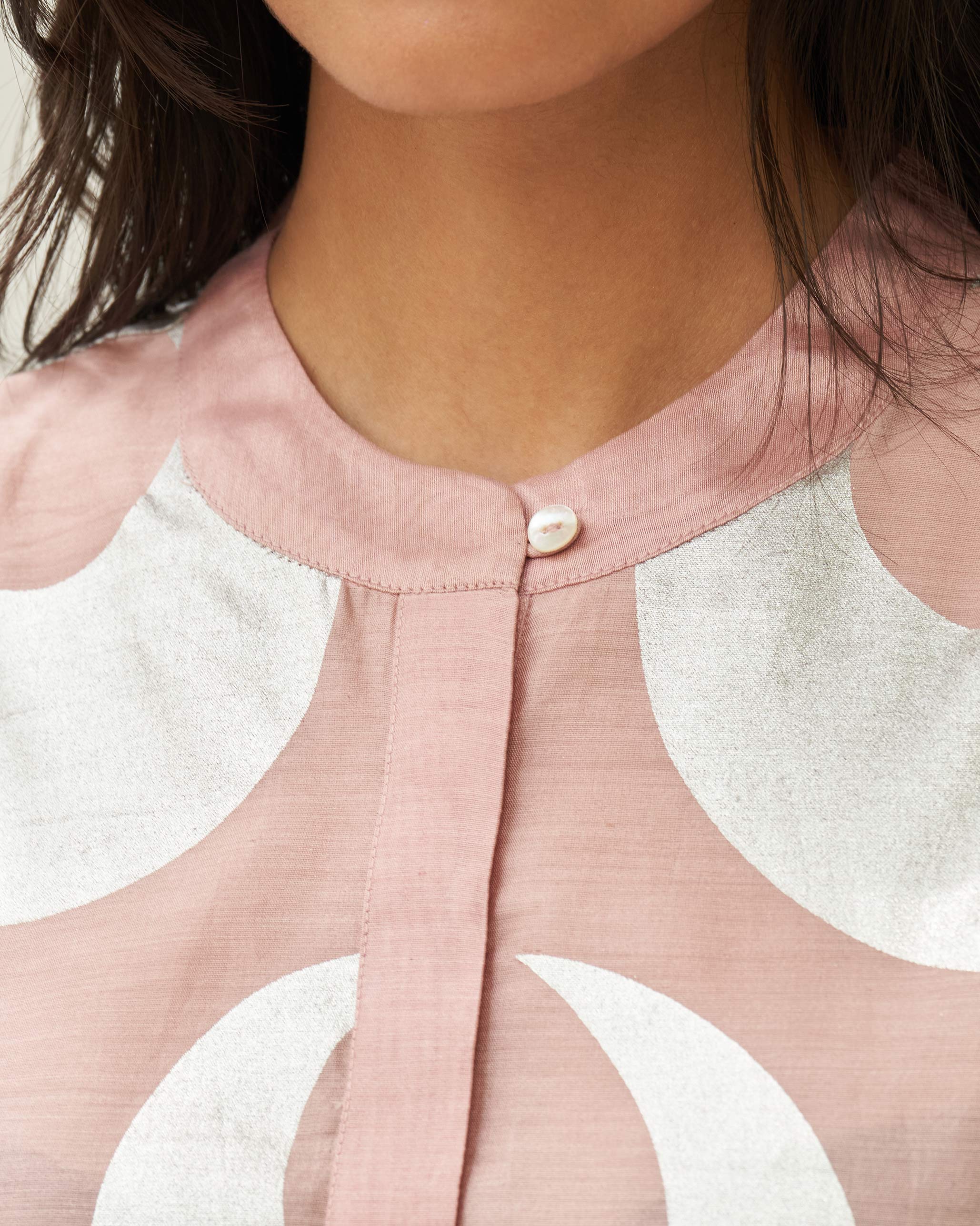Moon Tunic - Pink & Silver - Image 2