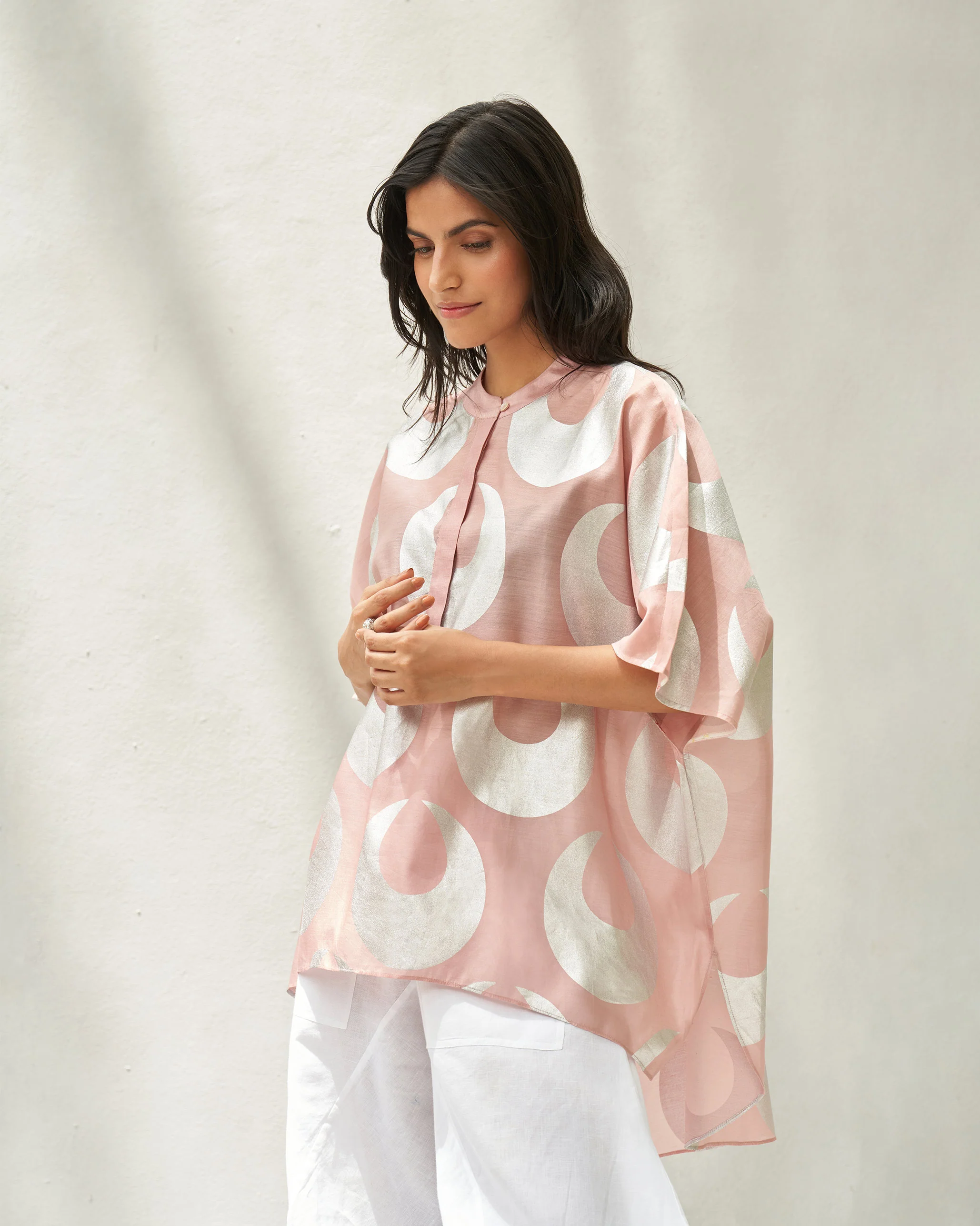 Moon Tunic - Pink & Silver - Image 3