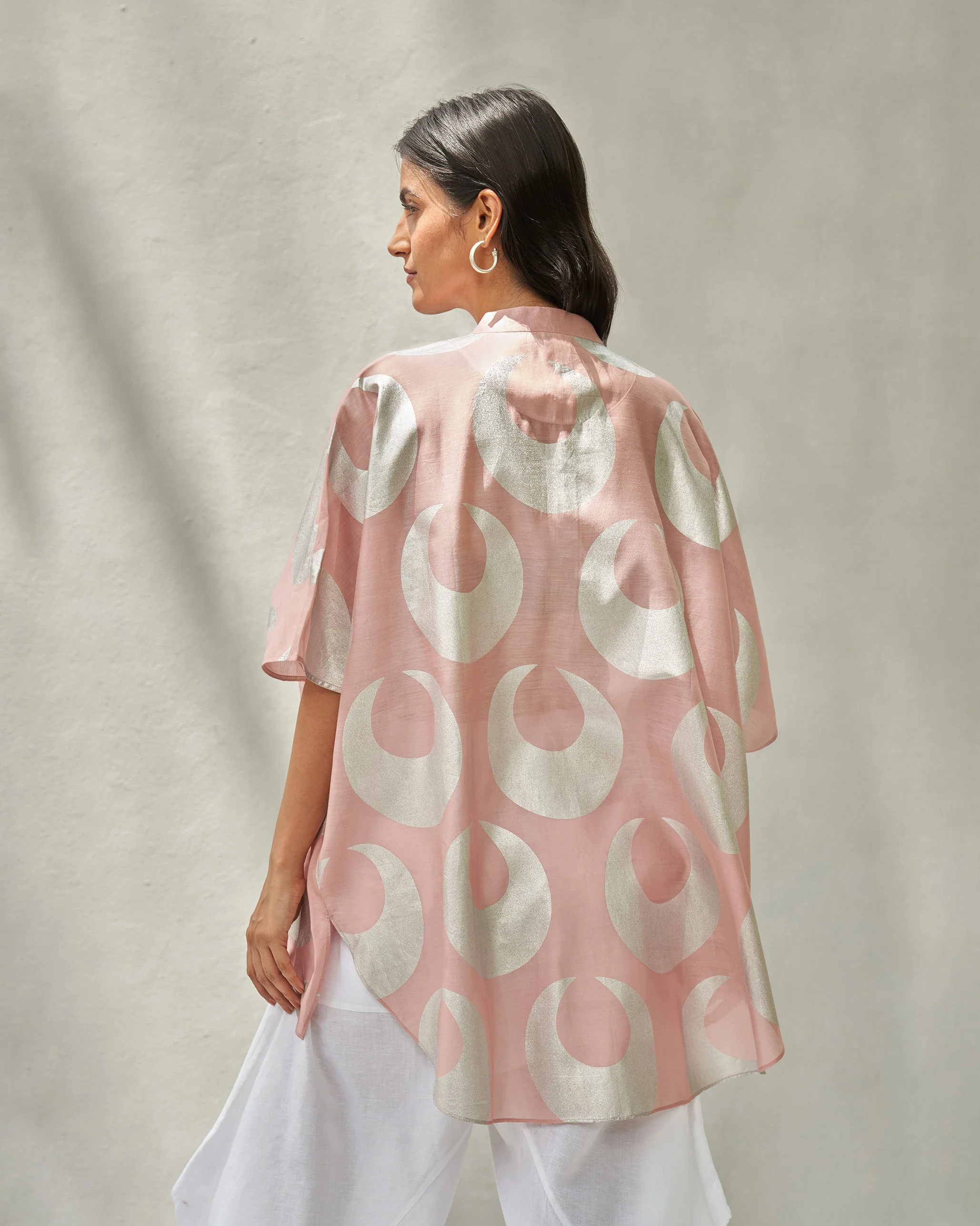Moon Tunic - Pink & Silver - Image 4