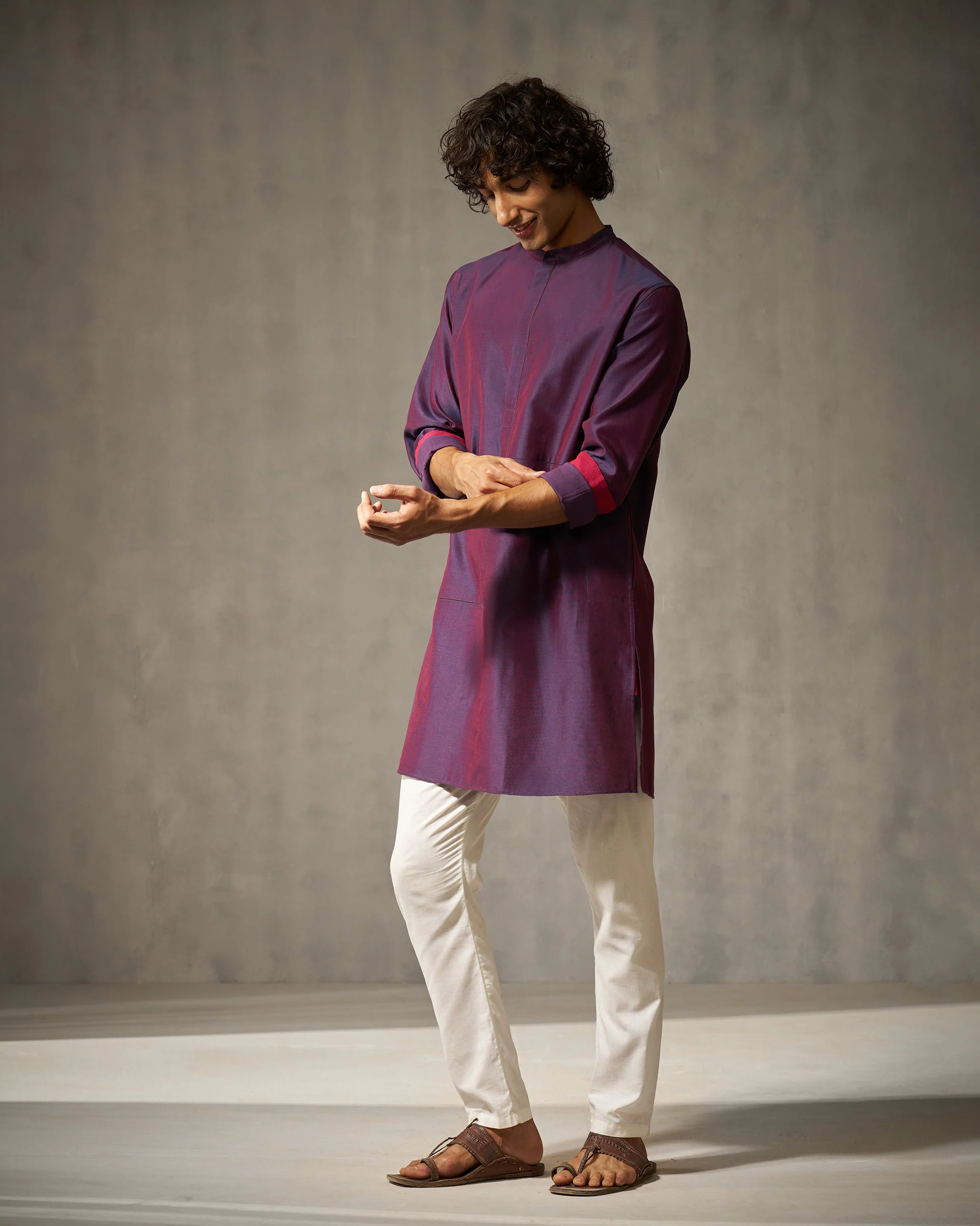 Moonbeam Kurta - Purple - Image 4