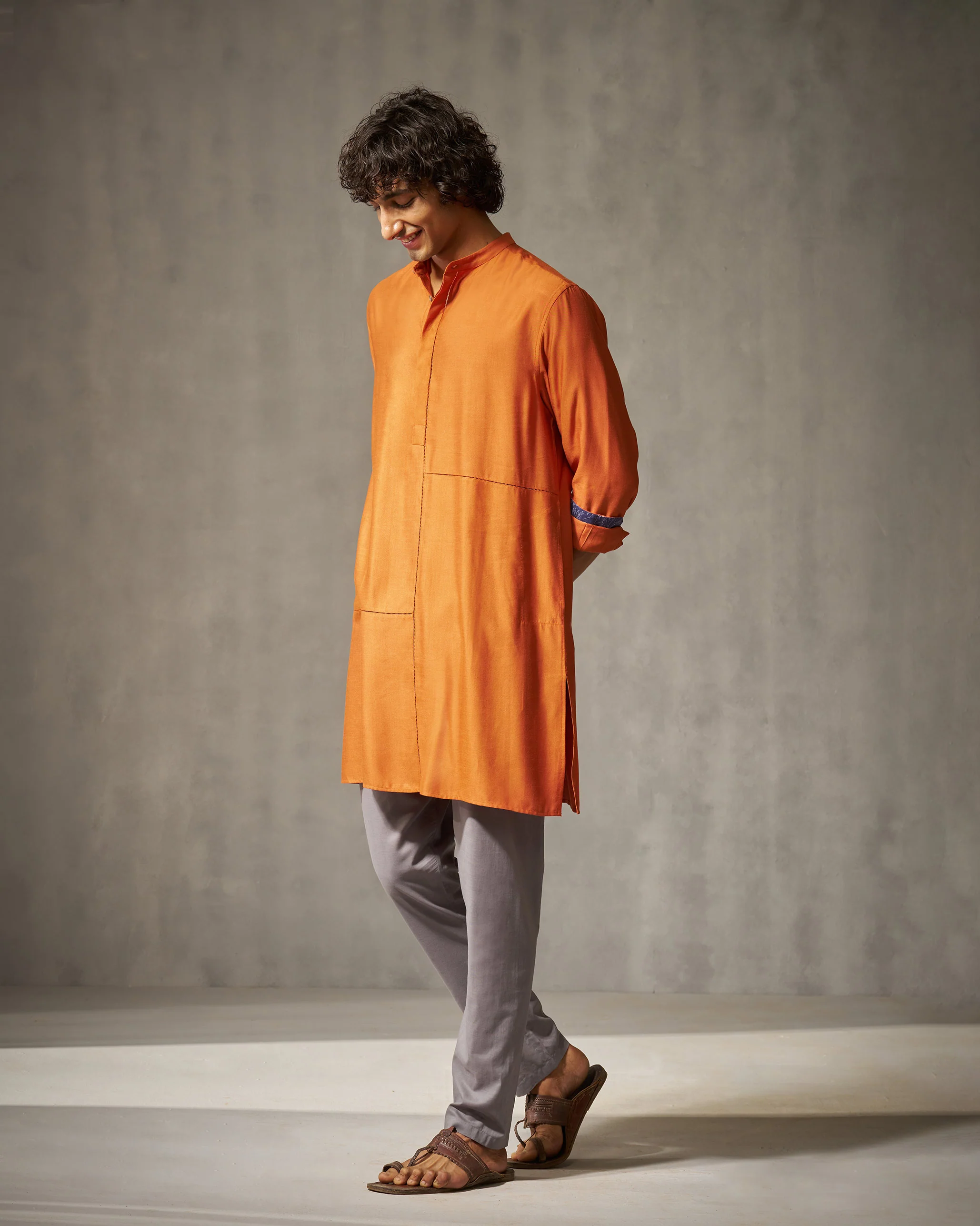 Moonbeam Kurta - Rust - Image 3