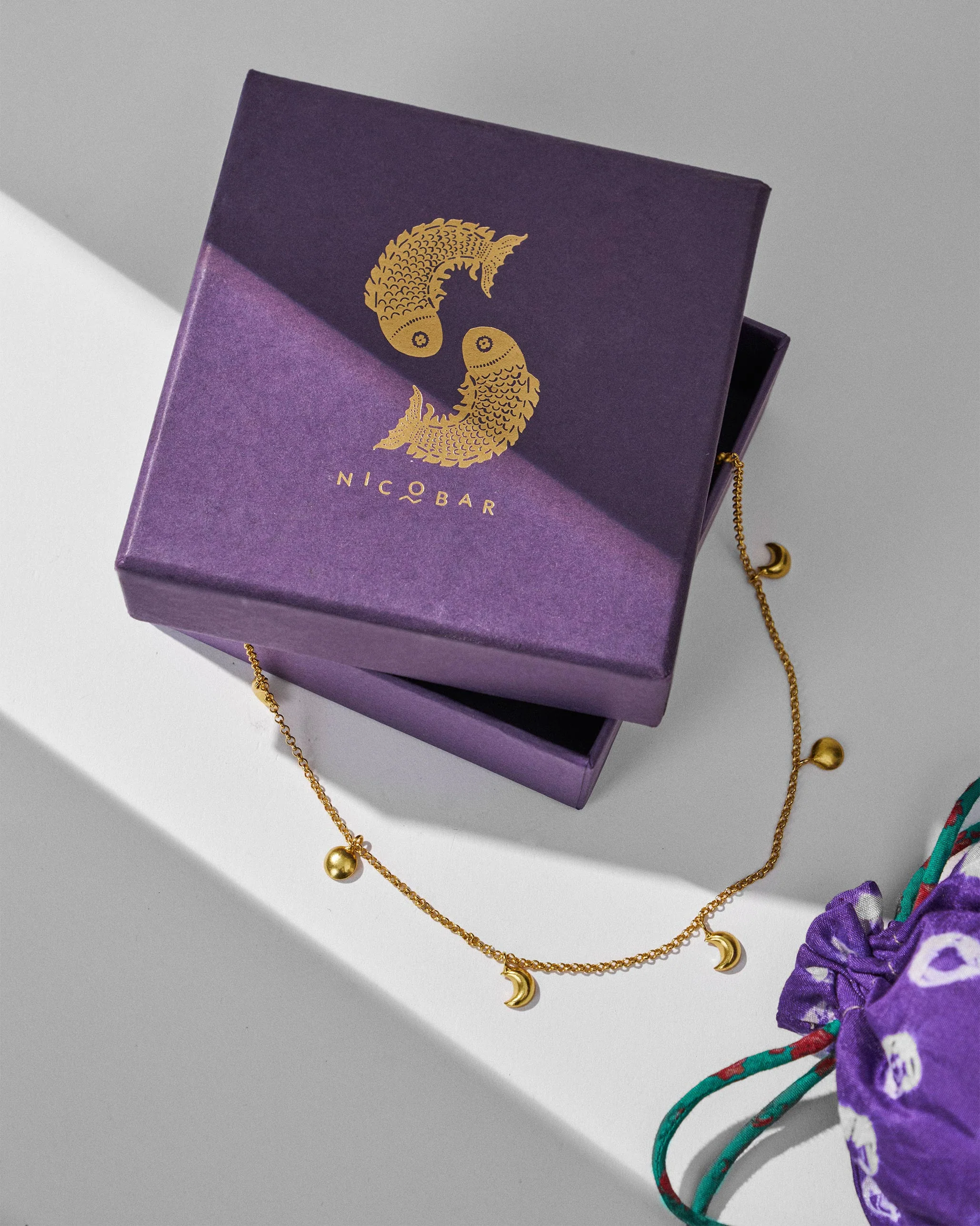 Moondust Necklace - Gold - Image 7