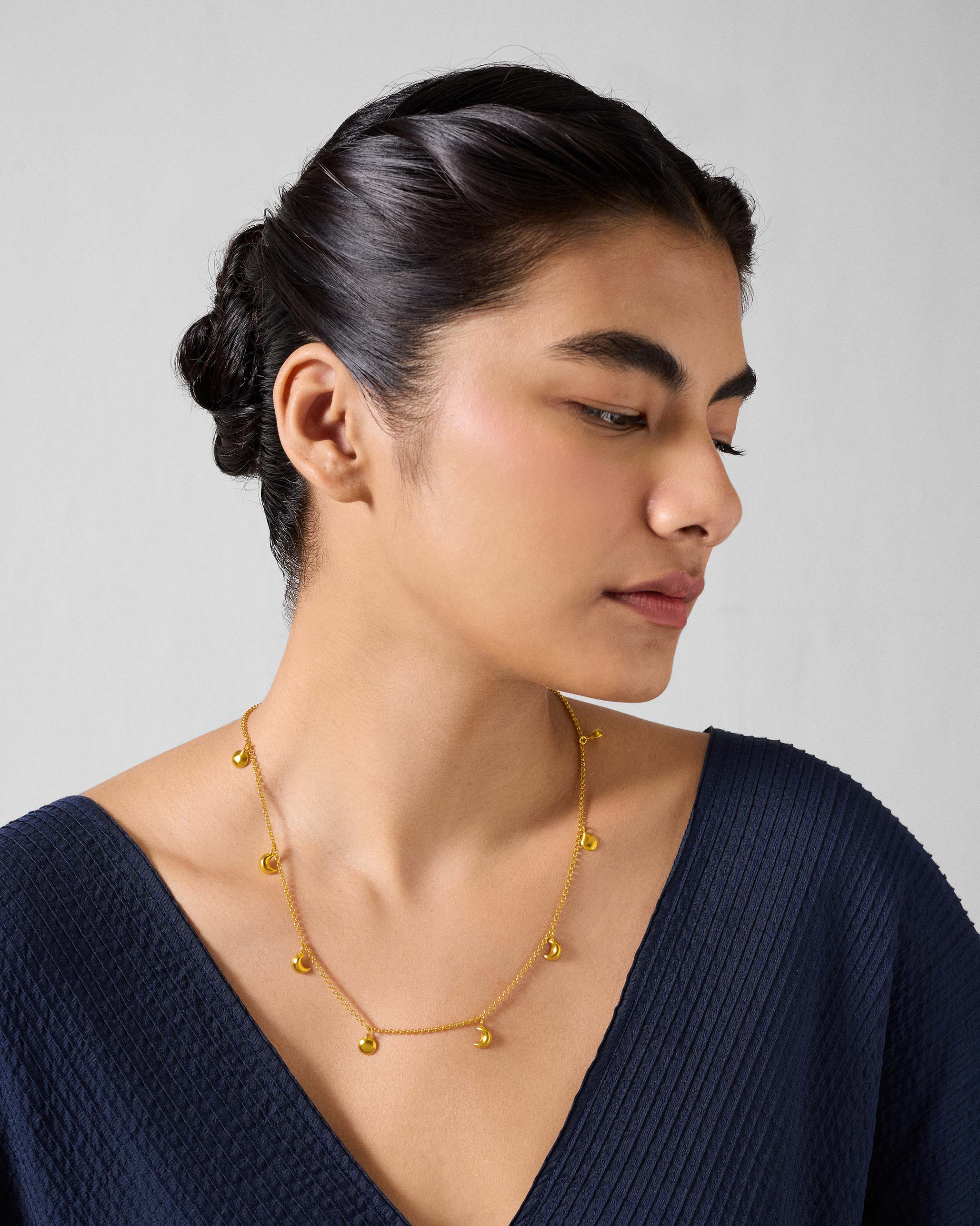 Moondust Necklace - Gold - Image 8