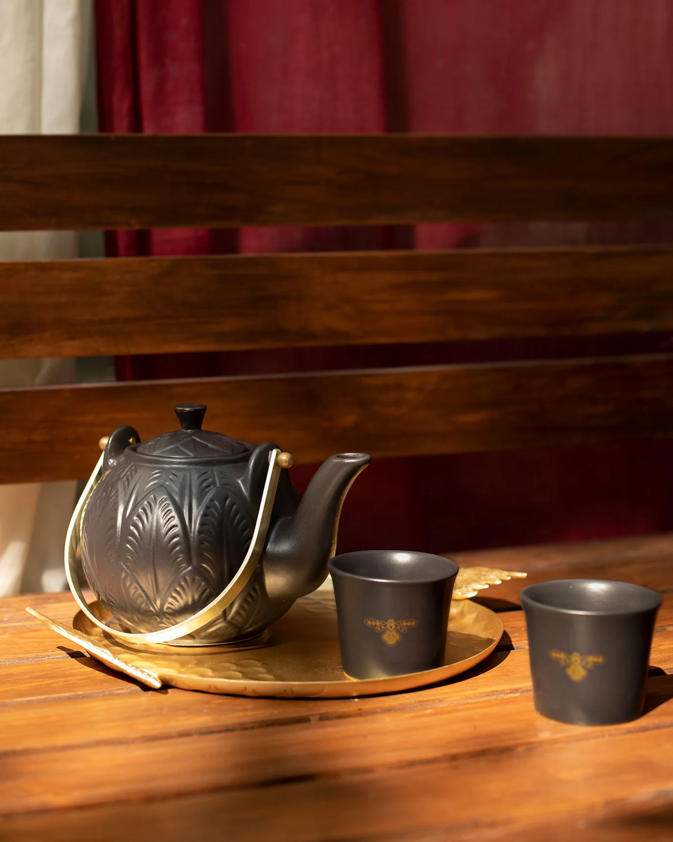 Moor Teapot & Teacup Set - Image 5