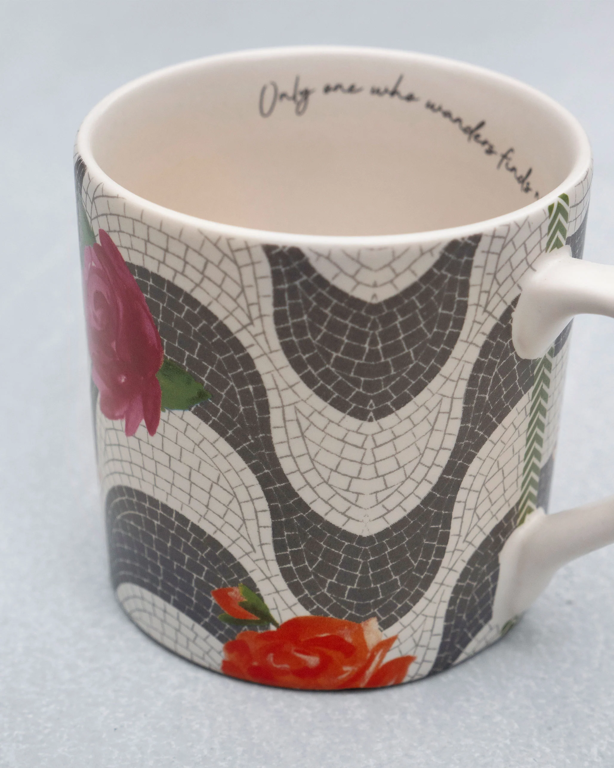 Mosaic Bloom Straight Mug - Image 4