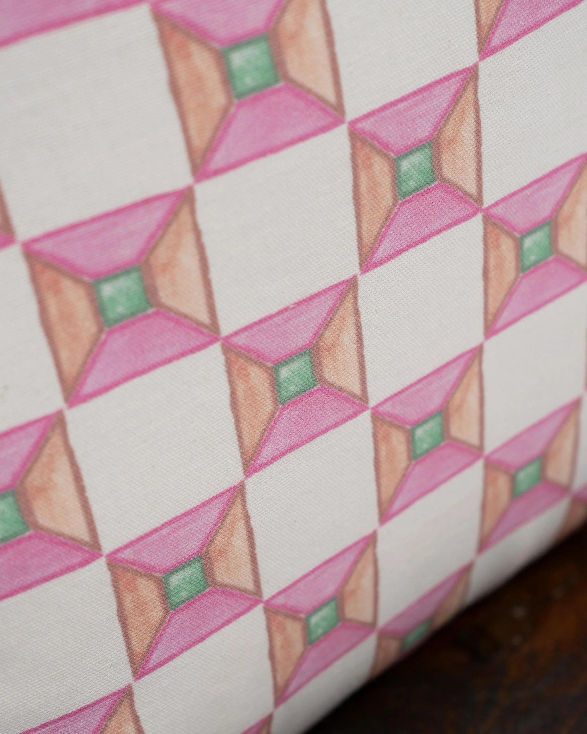 Mosaic Blush Cushion Cover - Image 2