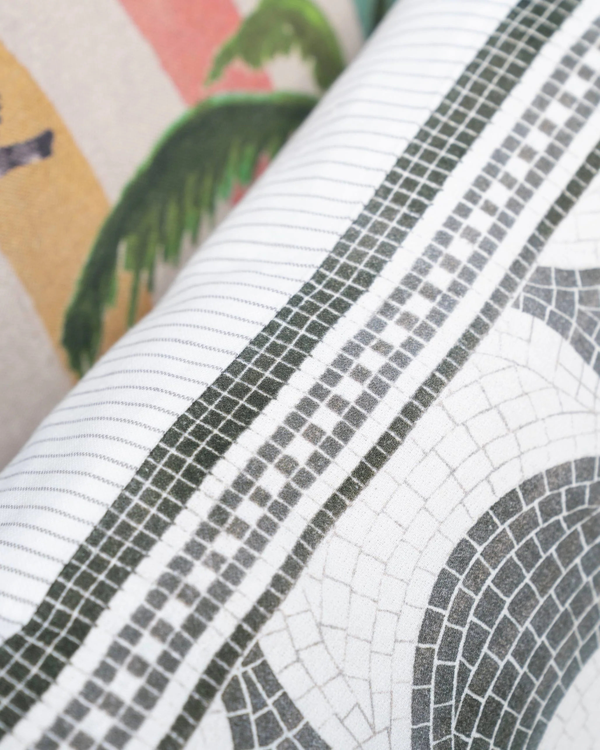 Mosaic Dragonflies Cushion Cover - Image 3