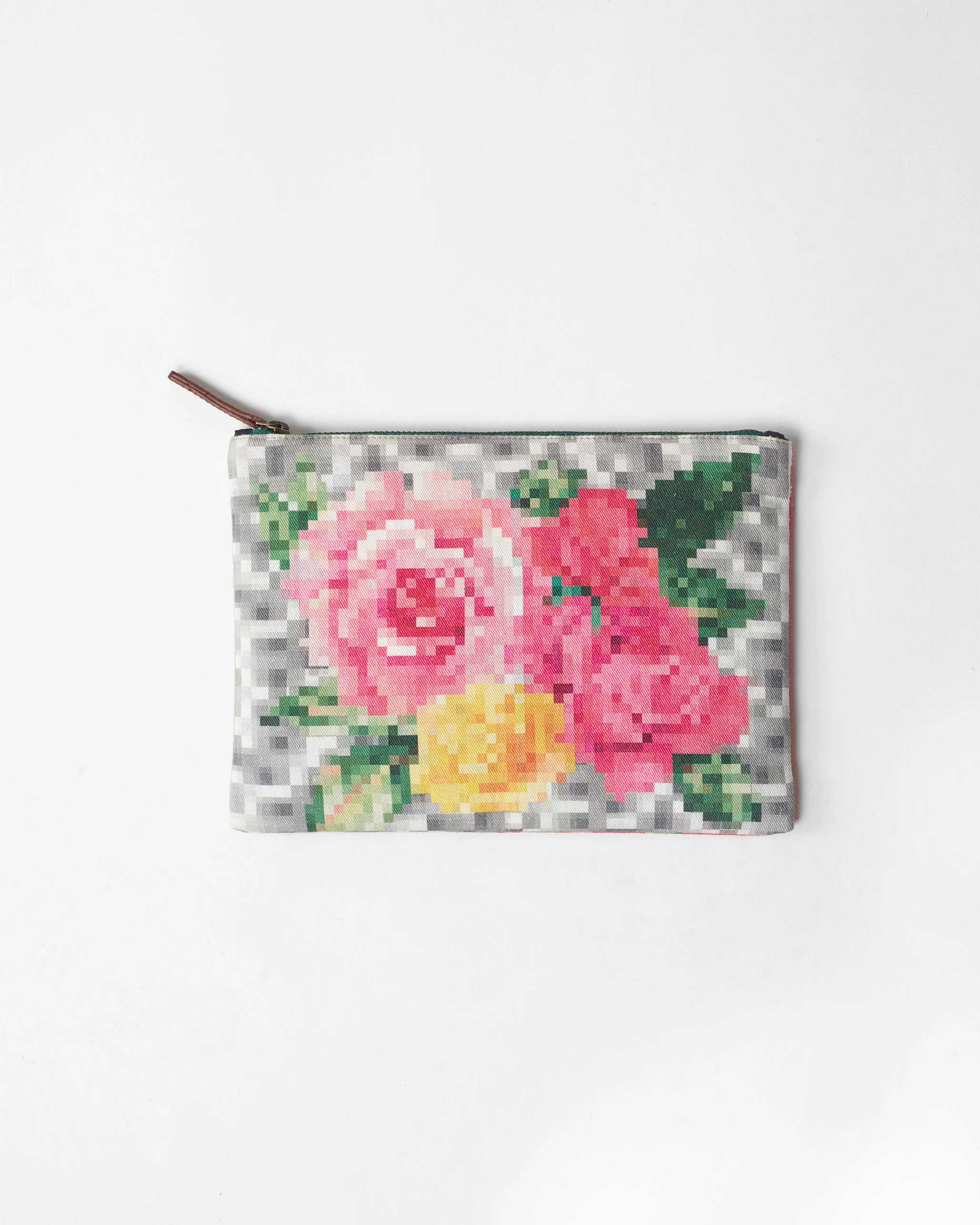 Mosaic Flower Pouch - Multicolor - Image 3