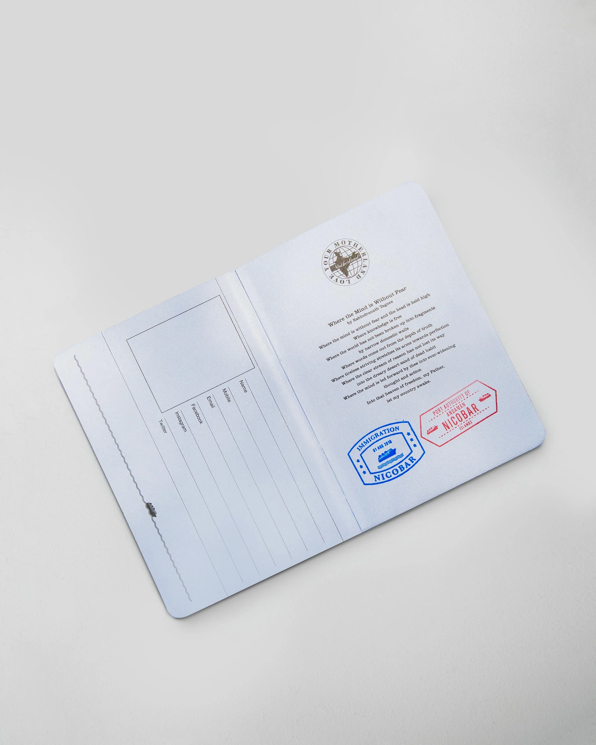 Motherland Passport Size Notebook - Image 4
