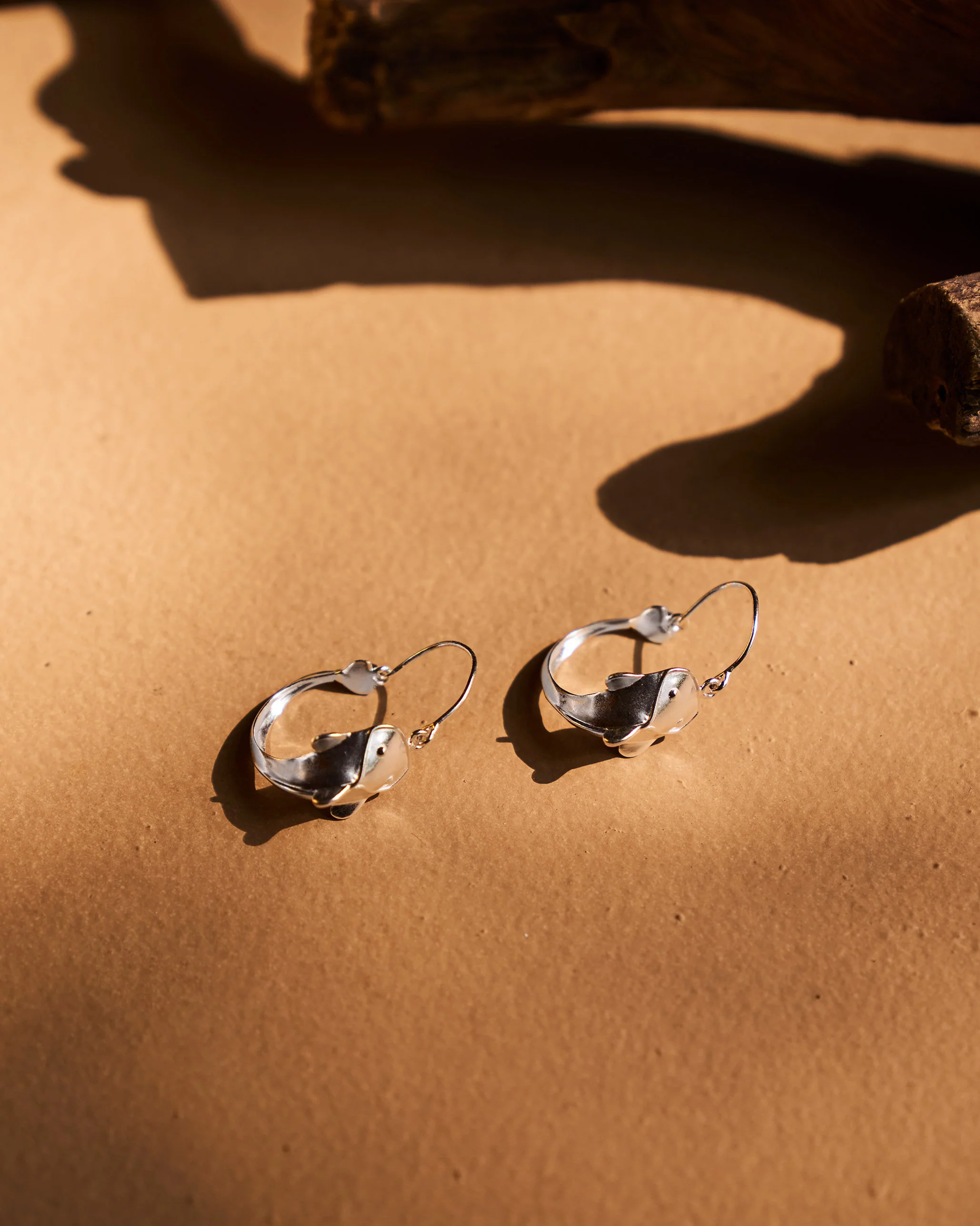 Mud-Fish Earring - Sterling Silver - Image 2