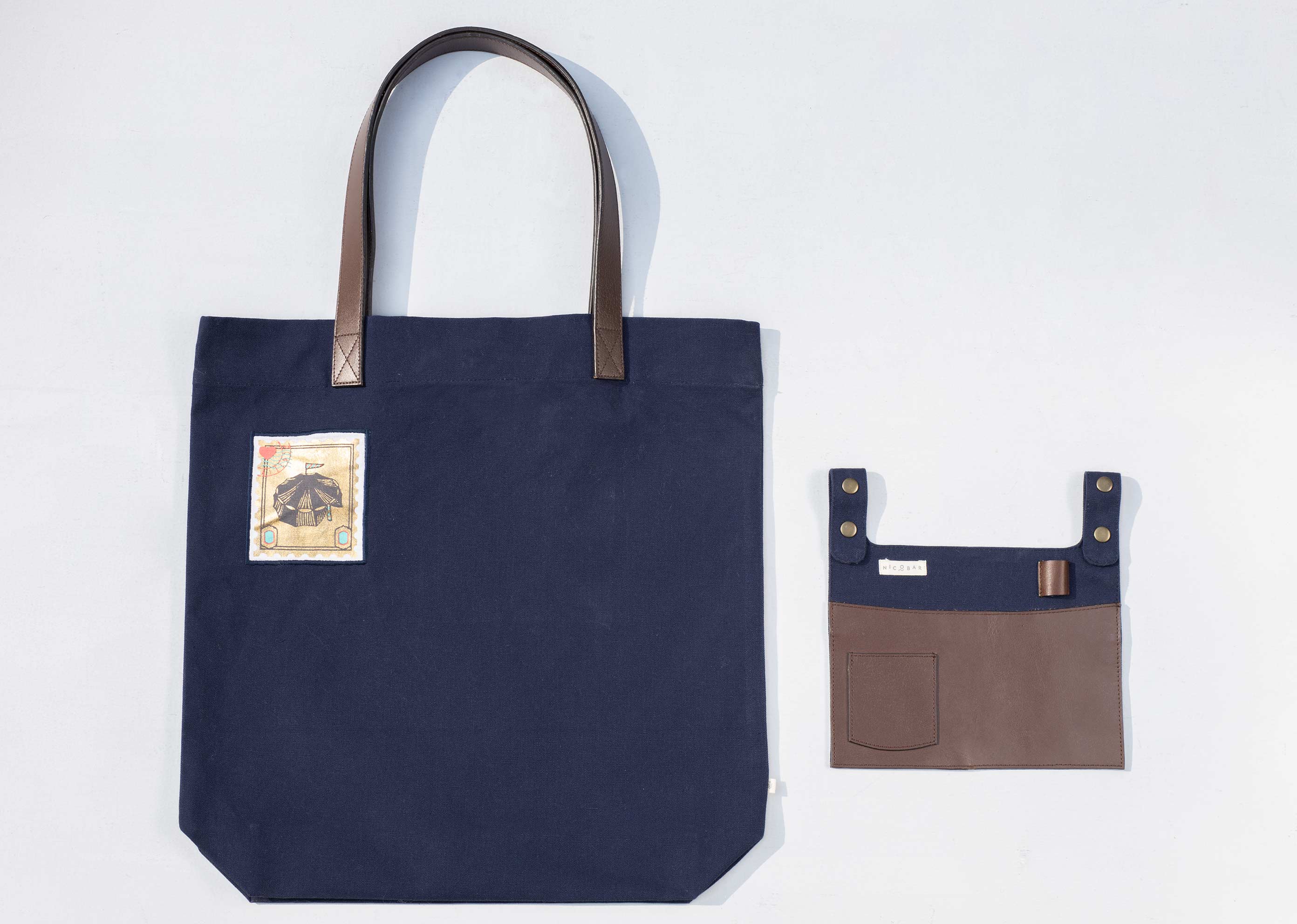 Mukayu City Tote - Indigo - Image 3