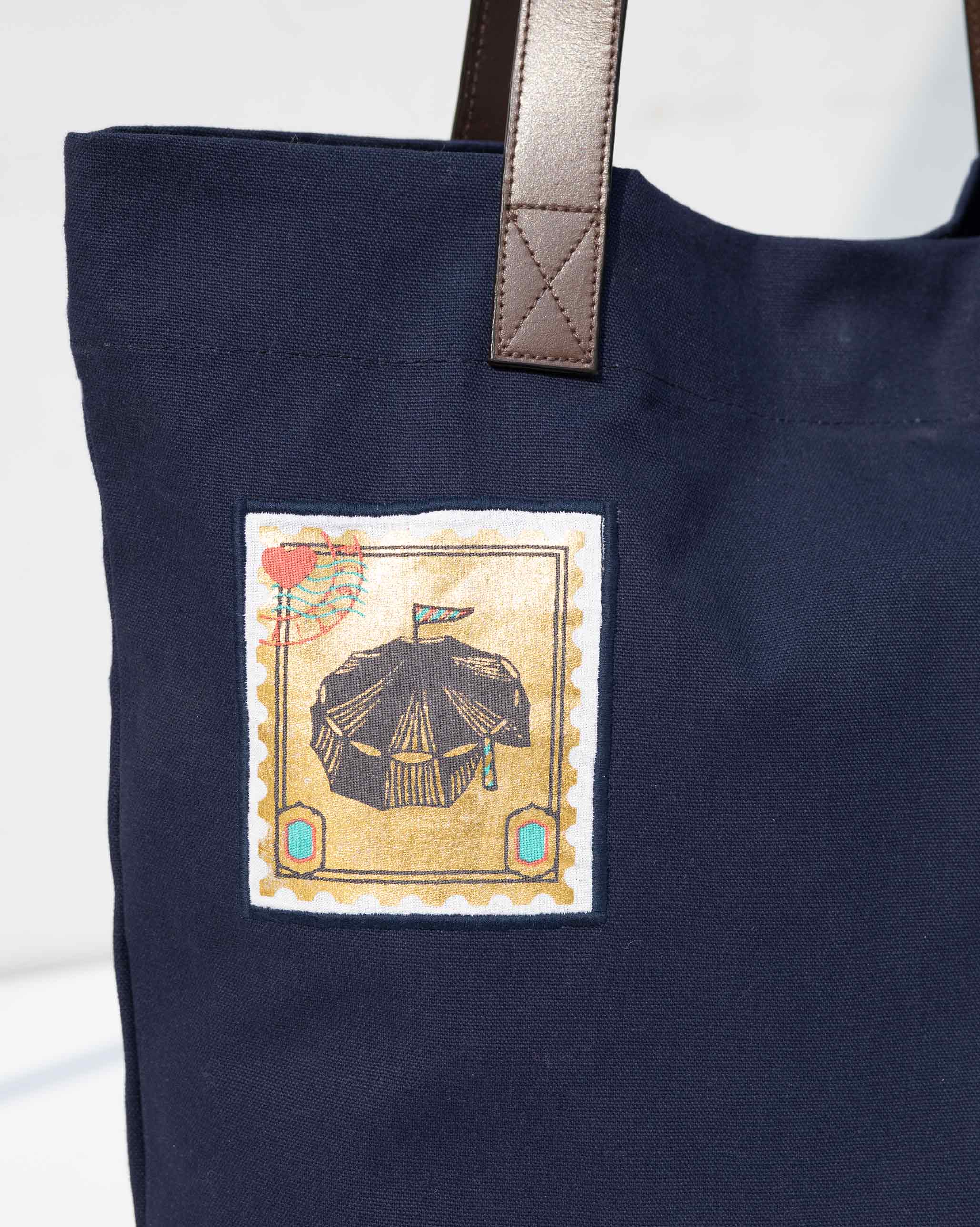 Mukayu City Tote - Indigo - Image 4