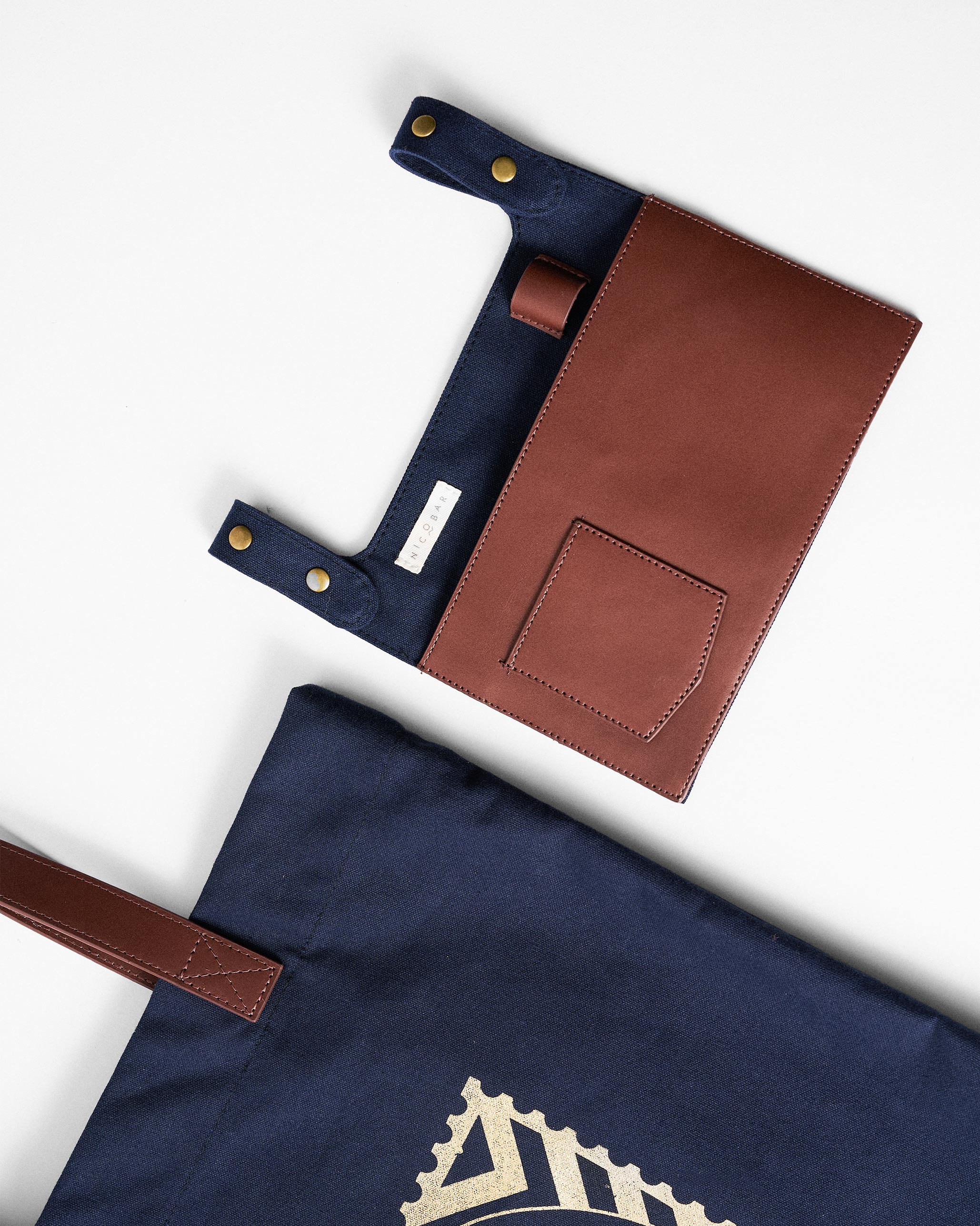 Mukayu City Tote - Navy - Image 7