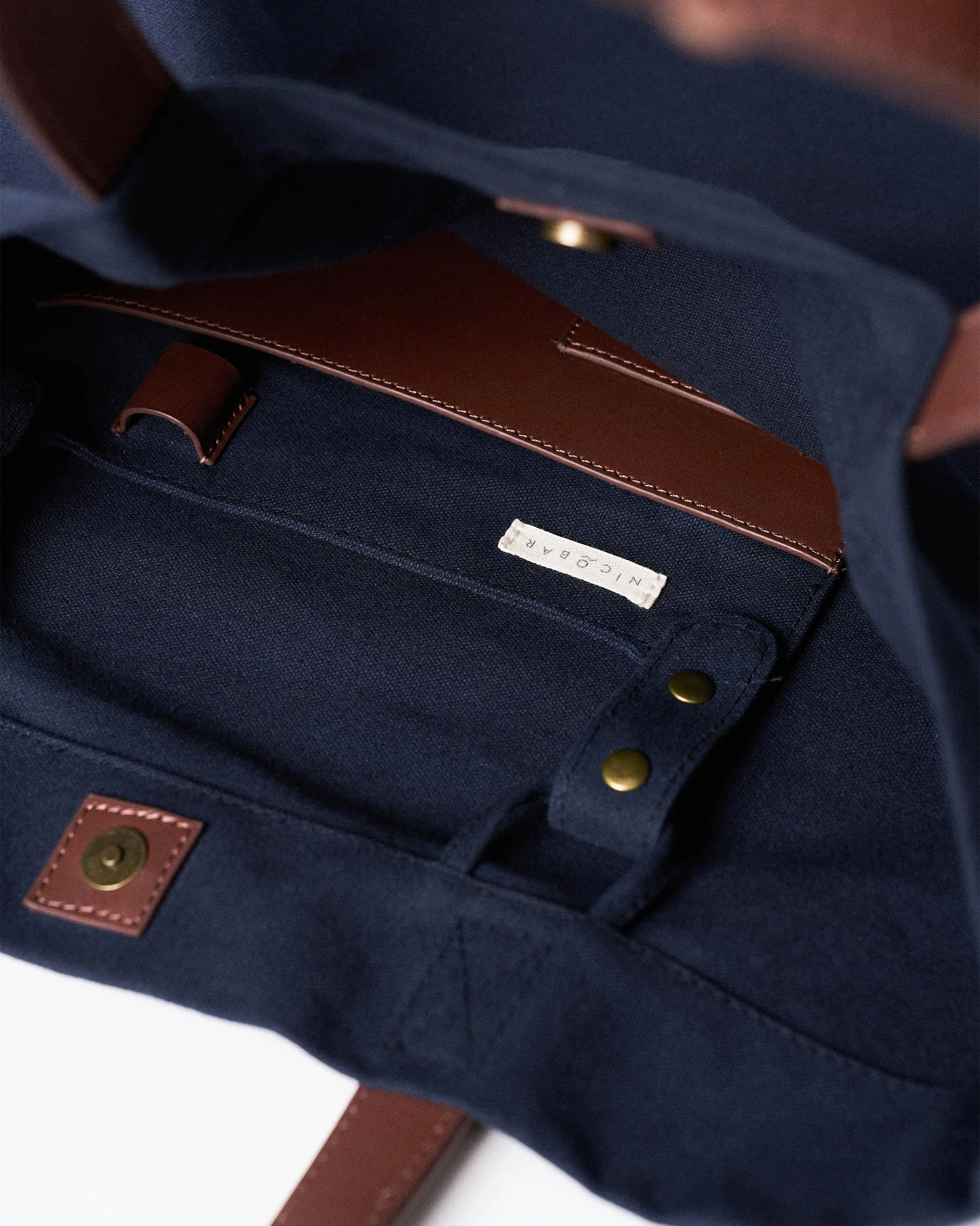 Mukayu City Tote - Navy - Image 8