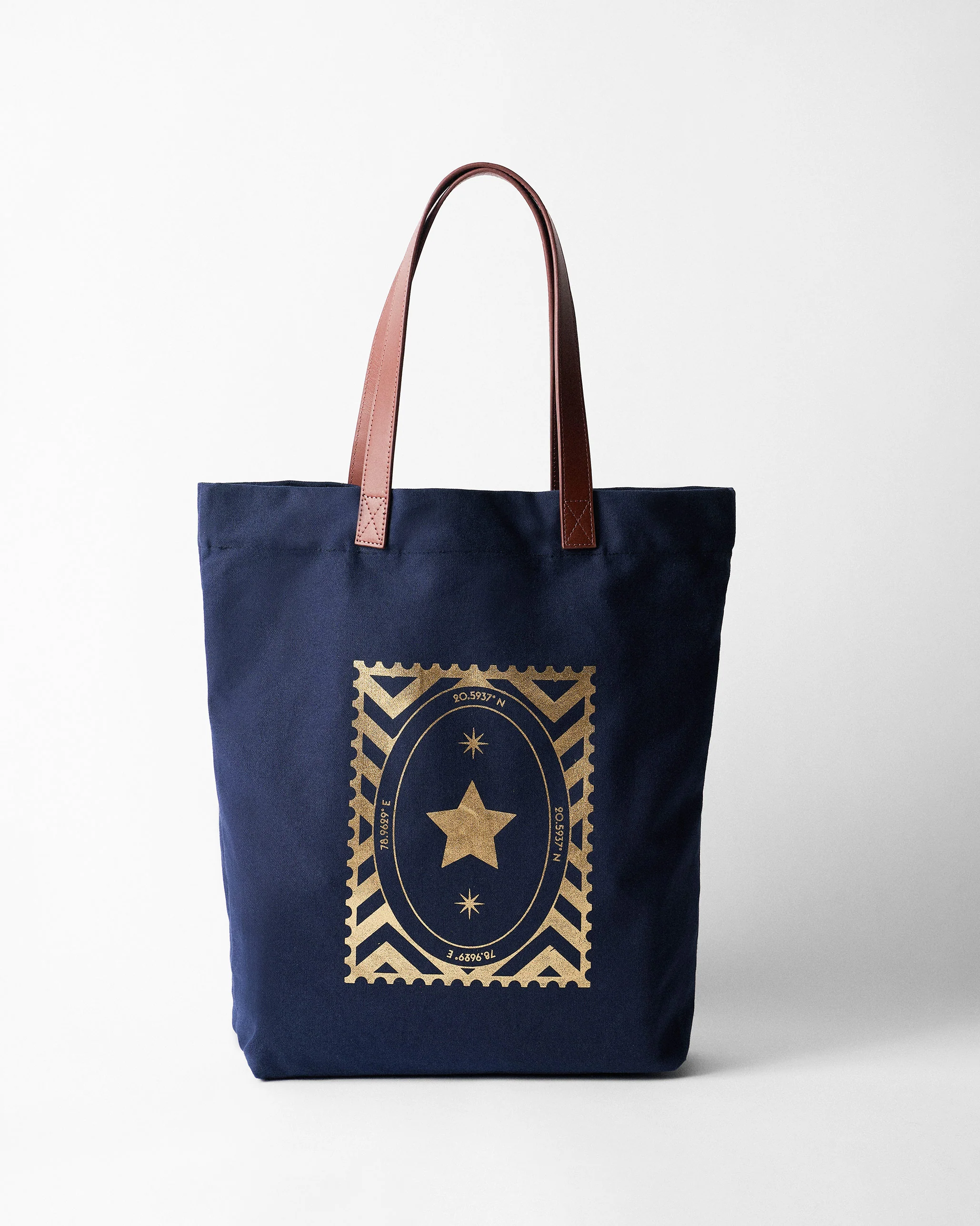 Mukayu City Tote - Navy - Image 9