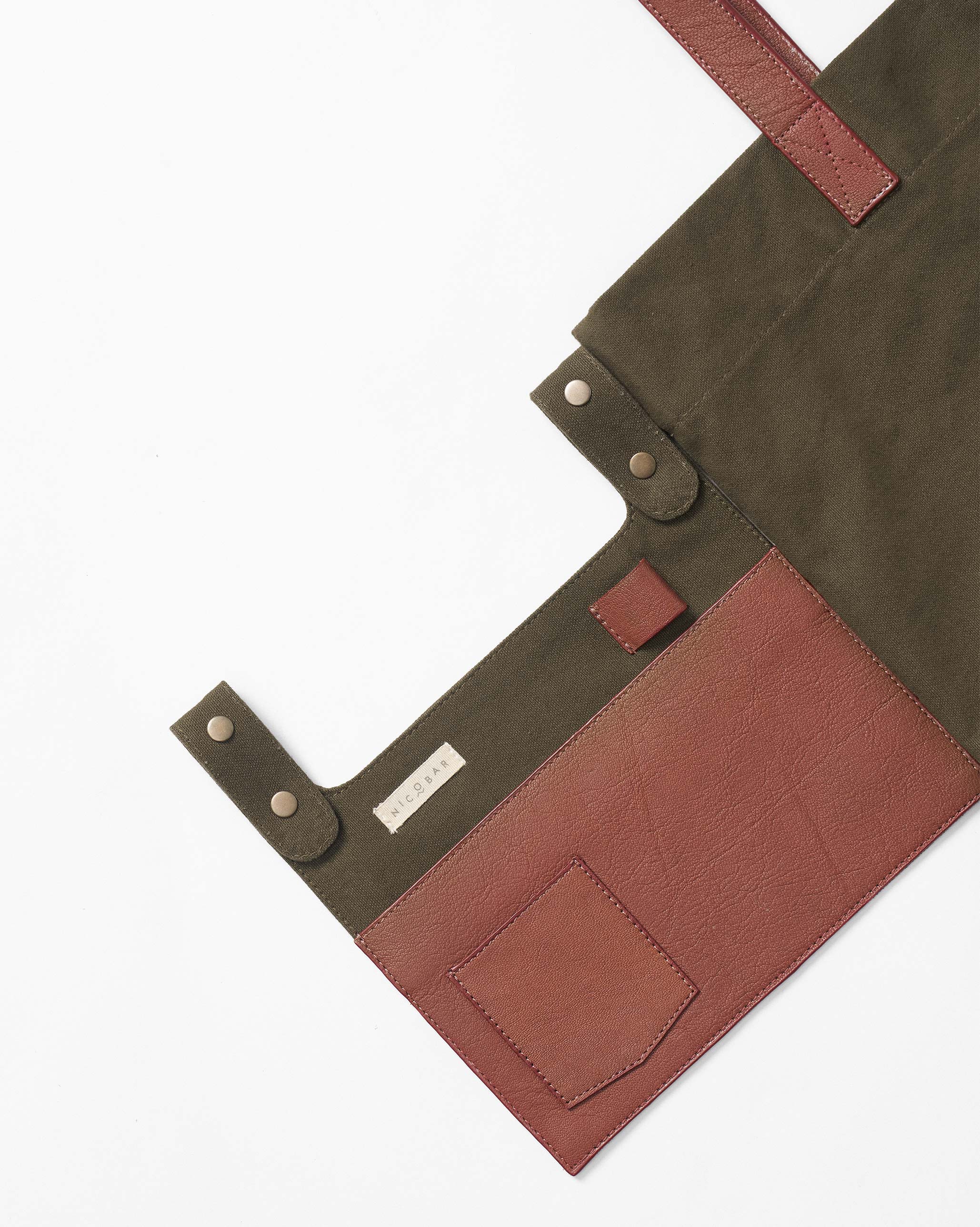 Mukayu City Tote - Olive - Image 4