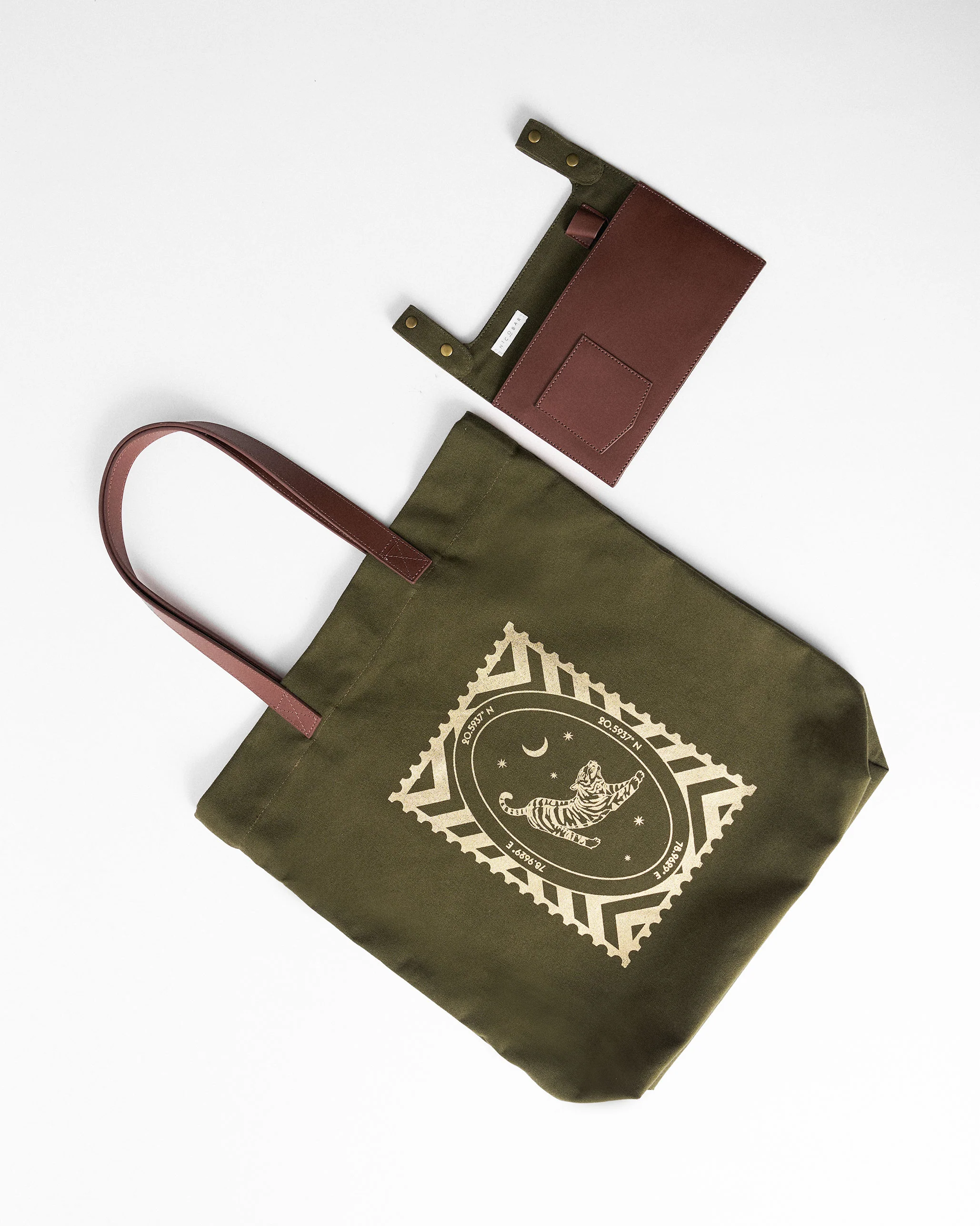 Mukayu City Tote - Olive - Image 4